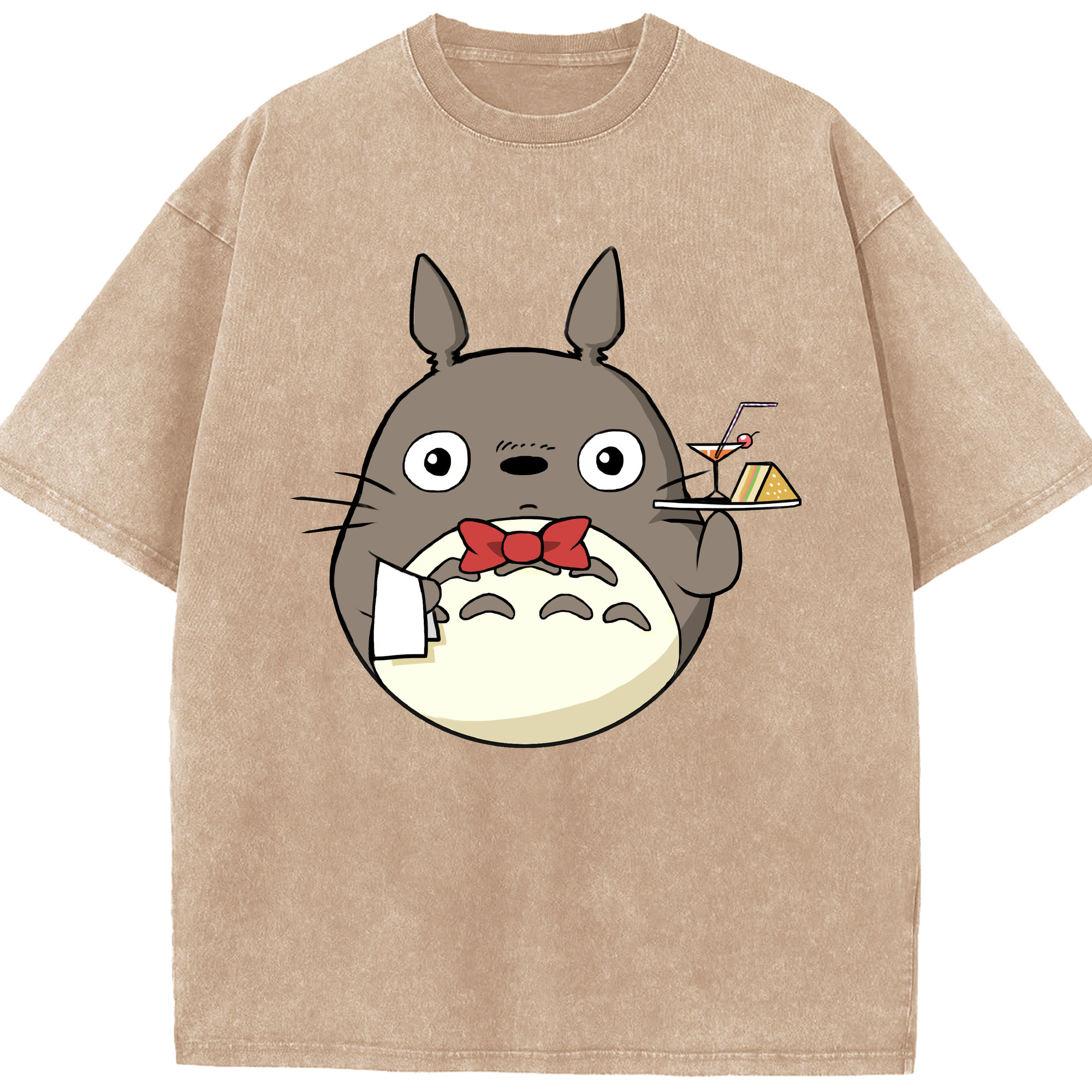 （画像用） となりのトトロ 草壁メイ 草壁サツキ My Neighbor Totoro Satsuki Kusakabe Mei Kusakabe 綿100% ヴィンテージ風 半袖Tシャツ（フロントプリント）