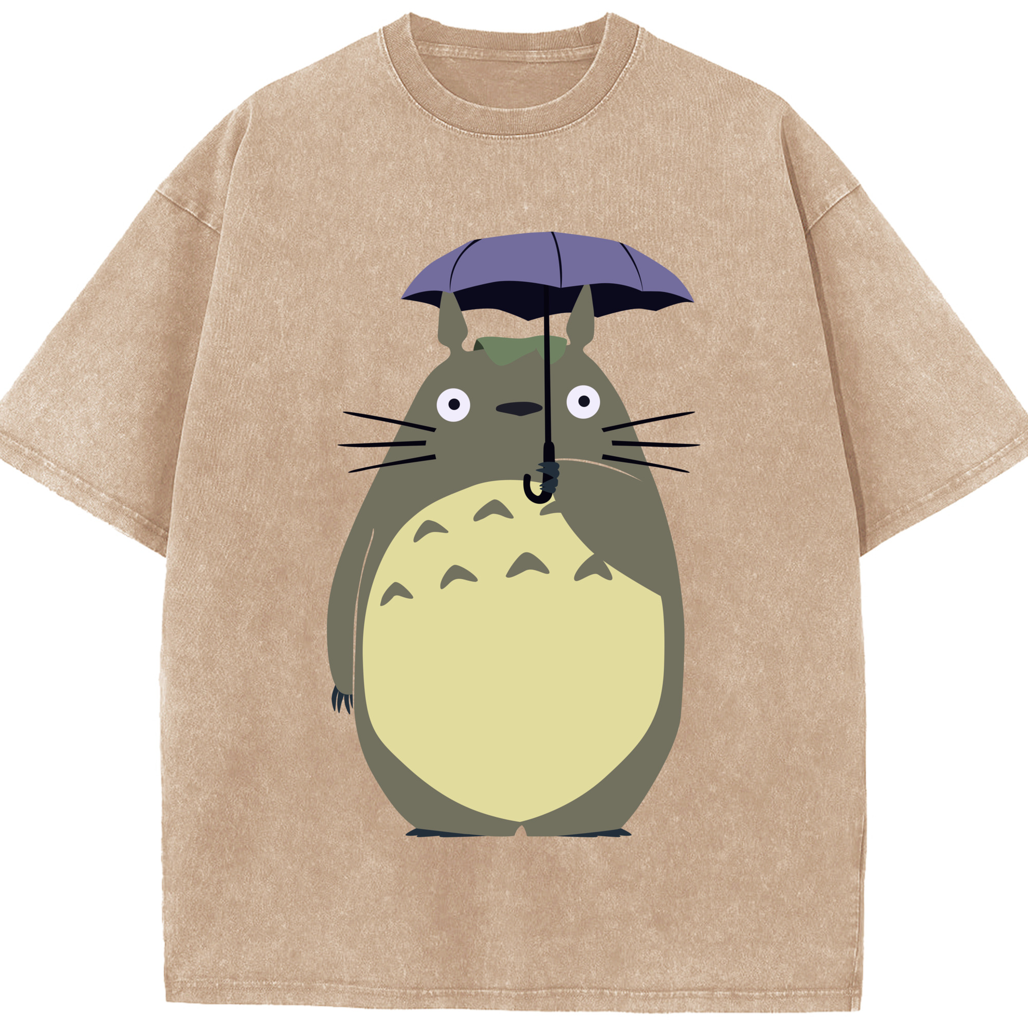 （画像用） となりのトトロ 草壁メイ 草壁サツキ My Neighbor Totoro Satsuki Kusakabe Mei Kusakabe 綿100% ヴィンテージ風 半袖Tシャツ（フロントプリント）