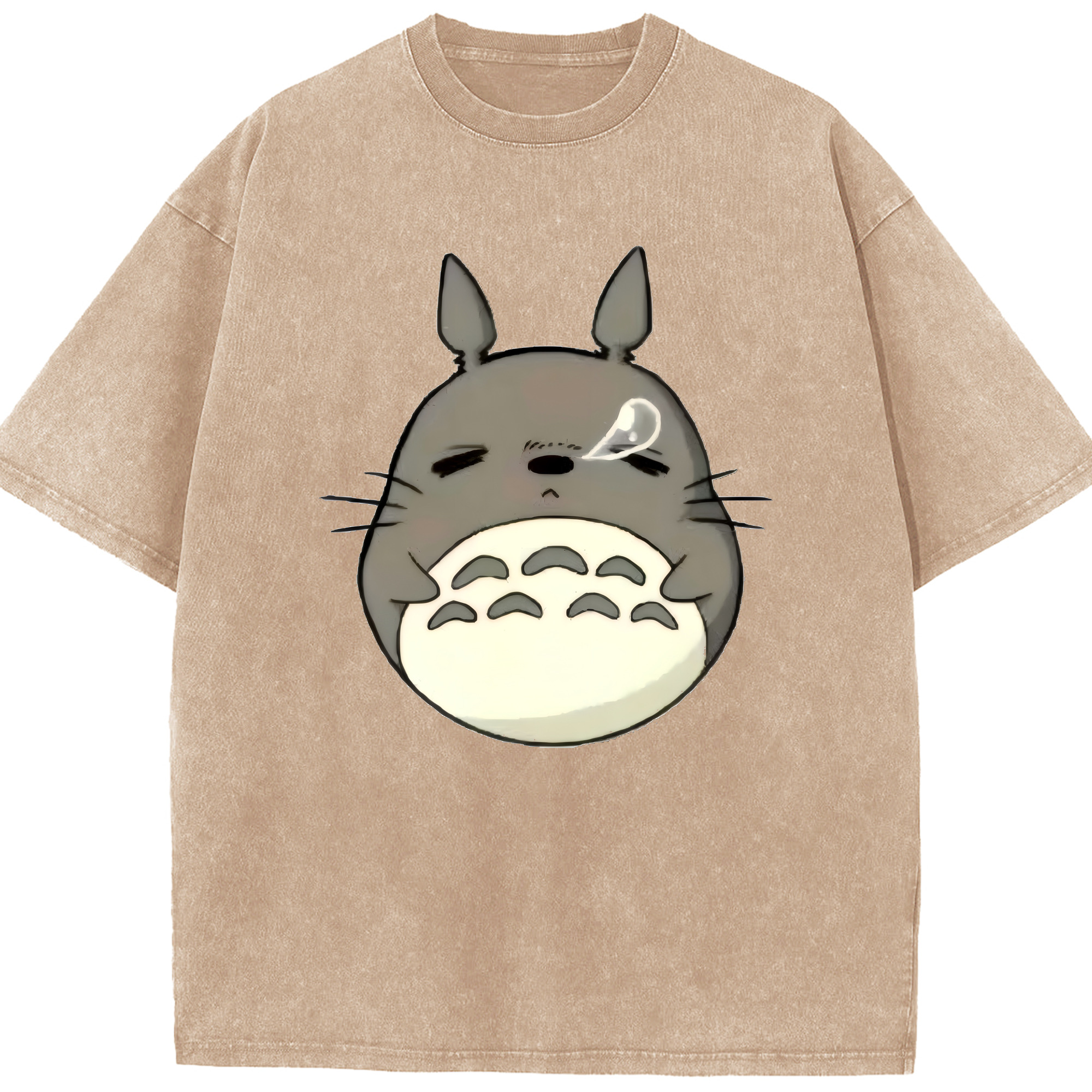 （画像用） となりのトトロ 草壁メイ 草壁サツキ My Neighbor Totoro Satsuki Kusakabe Mei Kusakabe 綿100% ヴィンテージ風 半袖Tシャツ（フロントプリント）