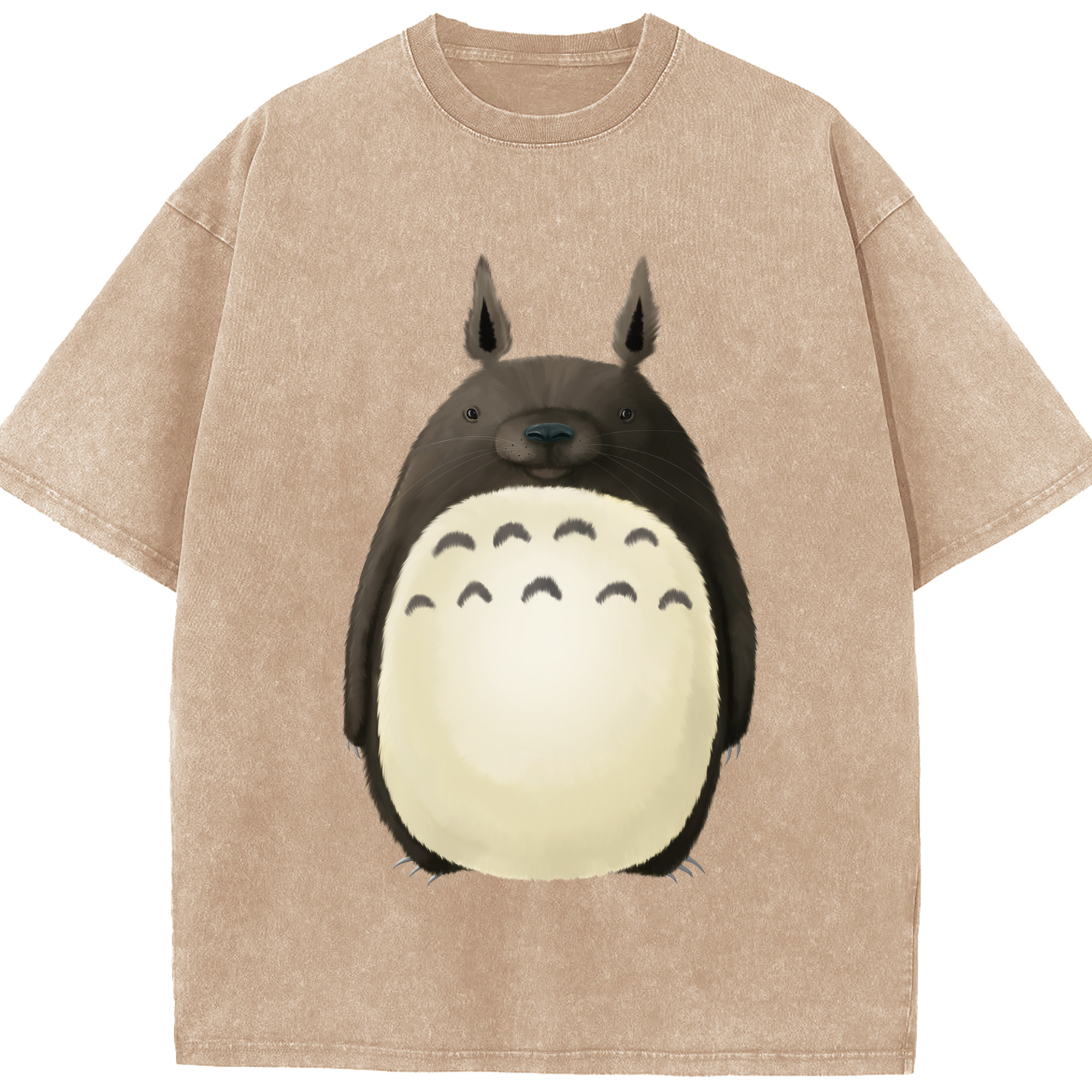 （画像用） となりのトトロ 草壁メイ 草壁サツキ My Neighbor Totoro Satsuki Kusakabe Mei Kusakabe 綿100% ヴィンテージ風 半袖Tシャツ（フロントプリント）