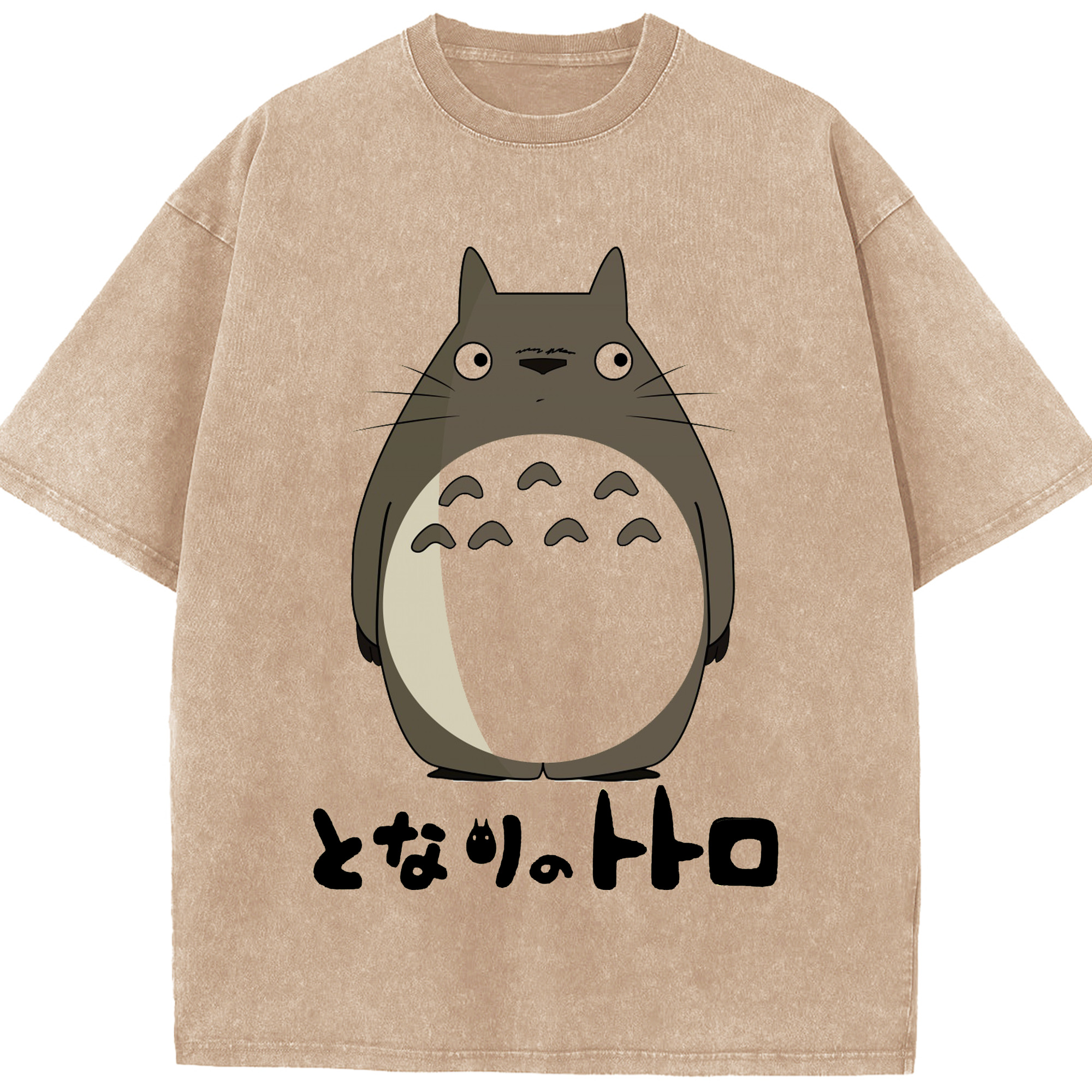 （画像用） となりのトトロ 草壁メイ 草壁サツキ My Neighbor Totoro Satsuki Kusakabe Mei Kusakabe 綿100% ヴィンテージ風 半袖Tシャツ（フロントプリント）