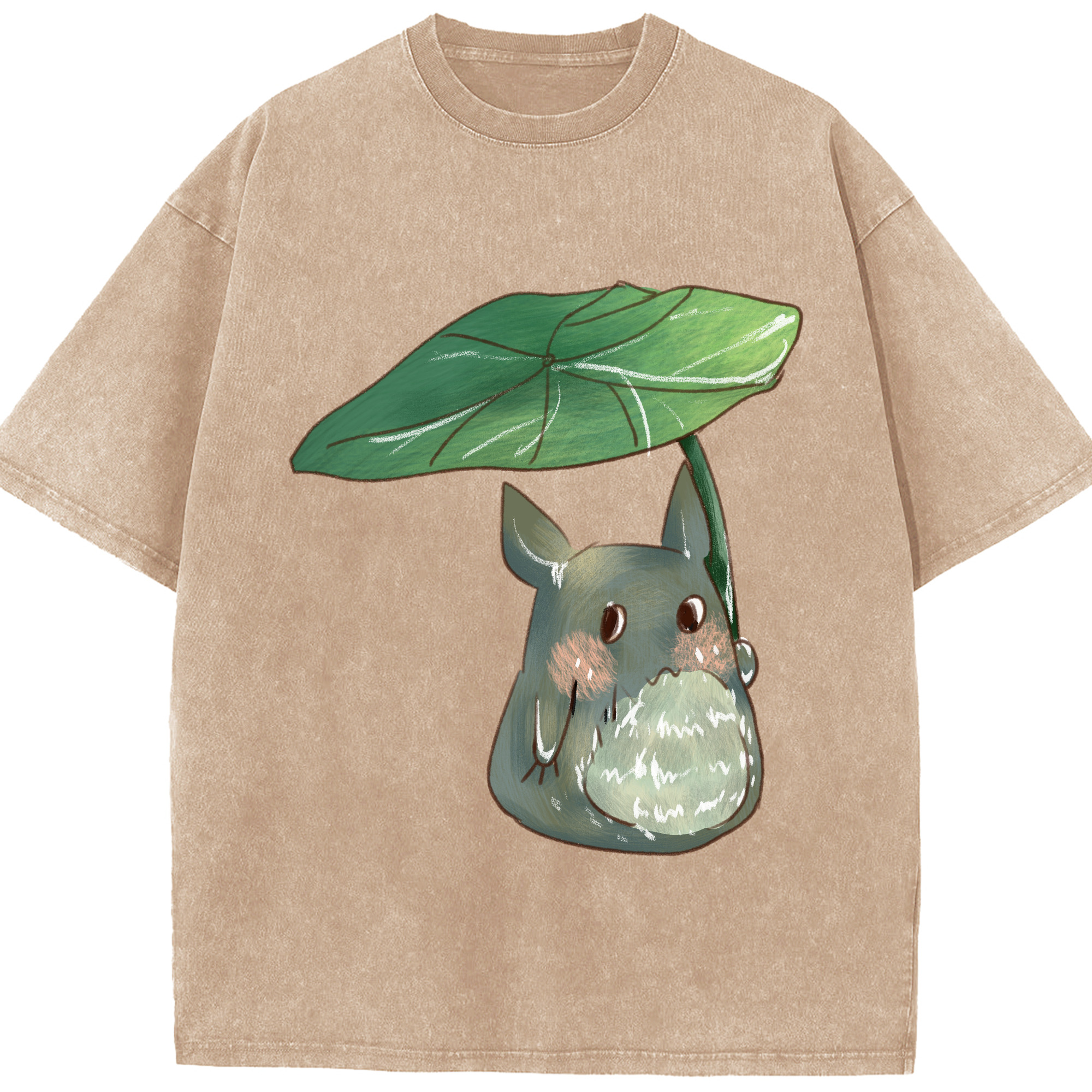 （画像用） となりのトトロ 草壁メイ 草壁サツキ My Neighbor Totoro Satsuki Kusakabe Mei Kusakabe 綿100% ヴィンテージ風 半袖Tシャツ（フロントプリント）