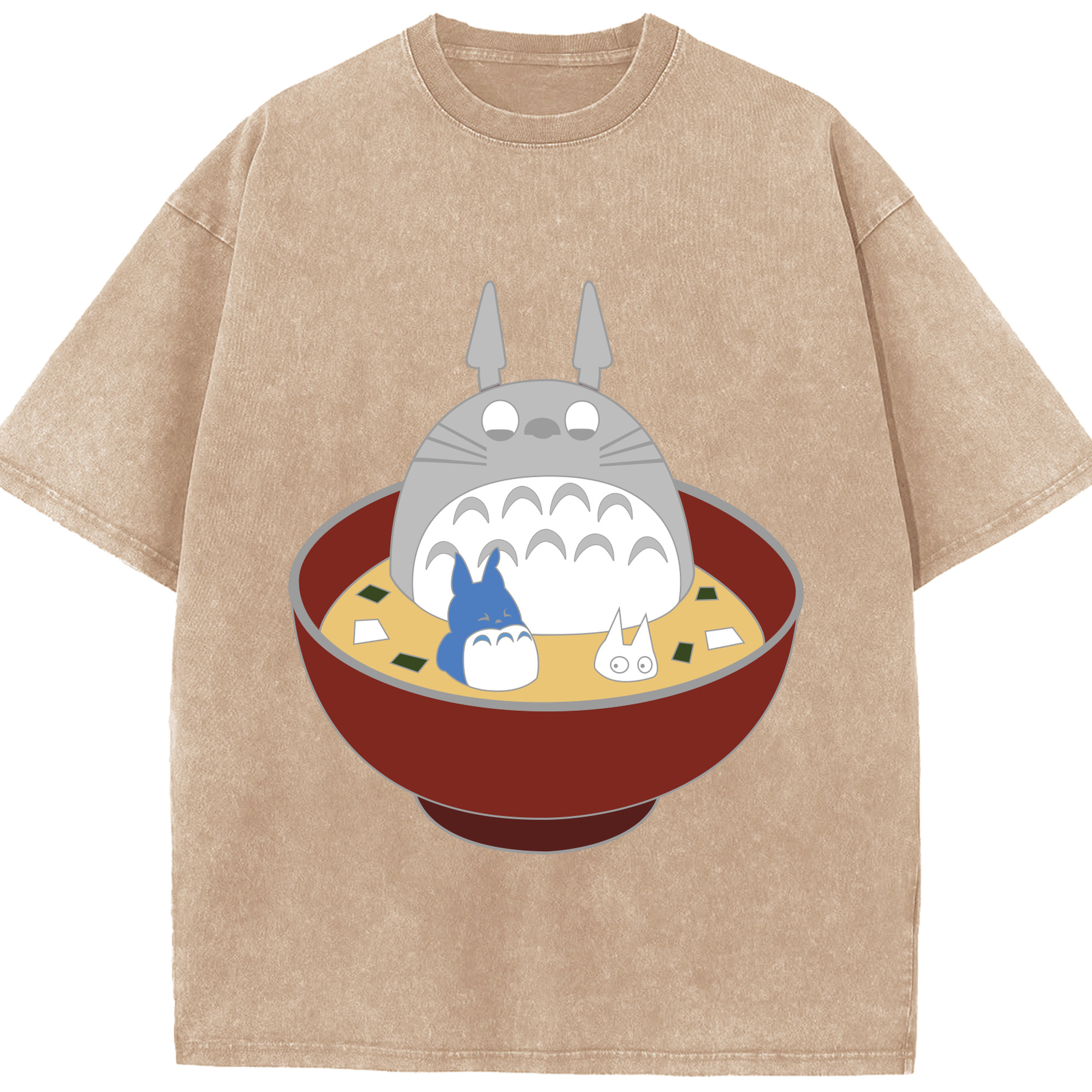 （画像用） となりのトトロ 草壁メイ 草壁サツキ My Neighbor Totoro Satsuki Kusakabe Mei Kusakabe 綿100% ヴィンテージ風 半袖Tシャツ（フロントプリント）