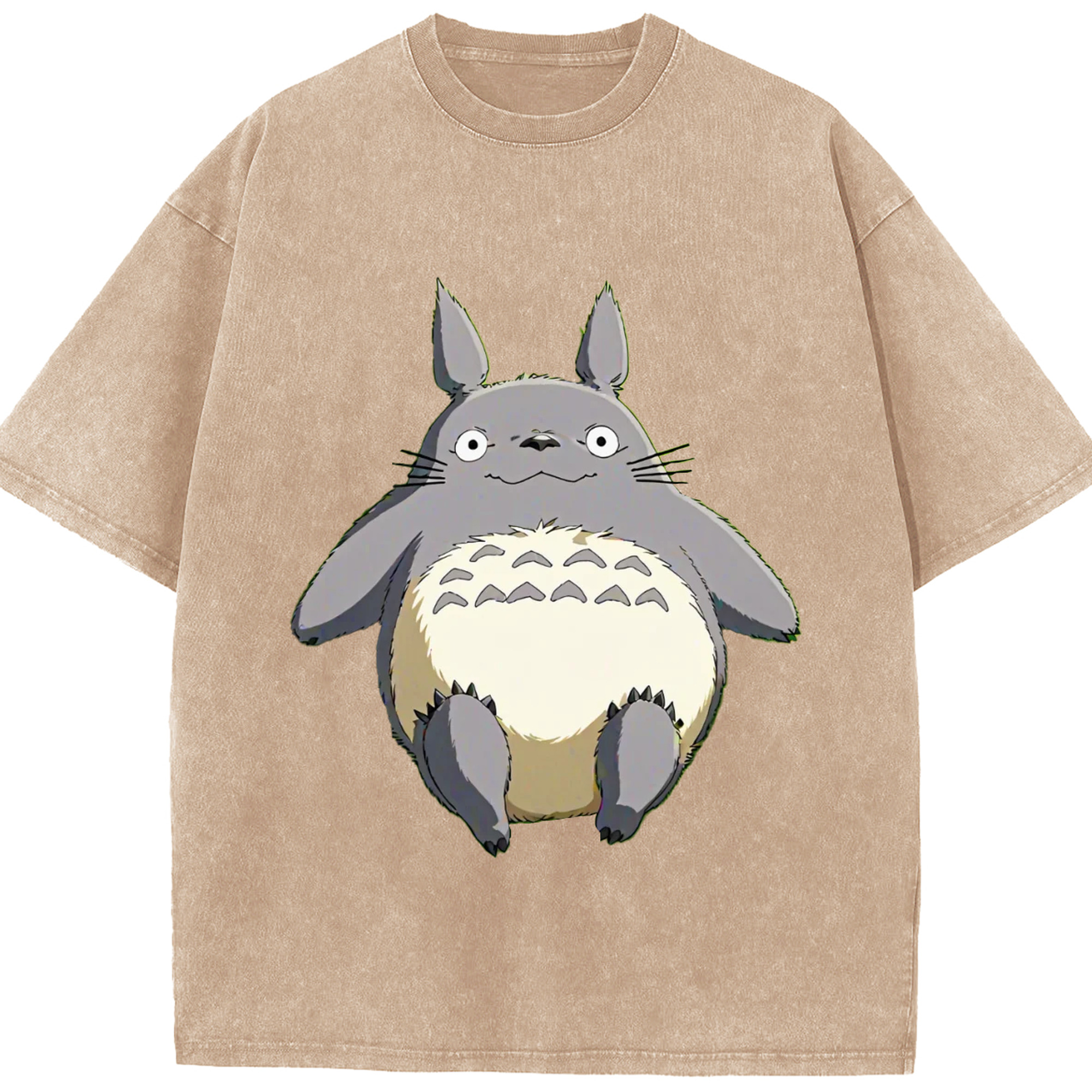 （画像用） となりのトトロ 草壁メイ 草壁サツキ My Neighbor Totoro Satsuki Kusakabe Mei Kusakabe 綿100% ヴィンテージ風 半袖Tシャツ（フロントプリント）
