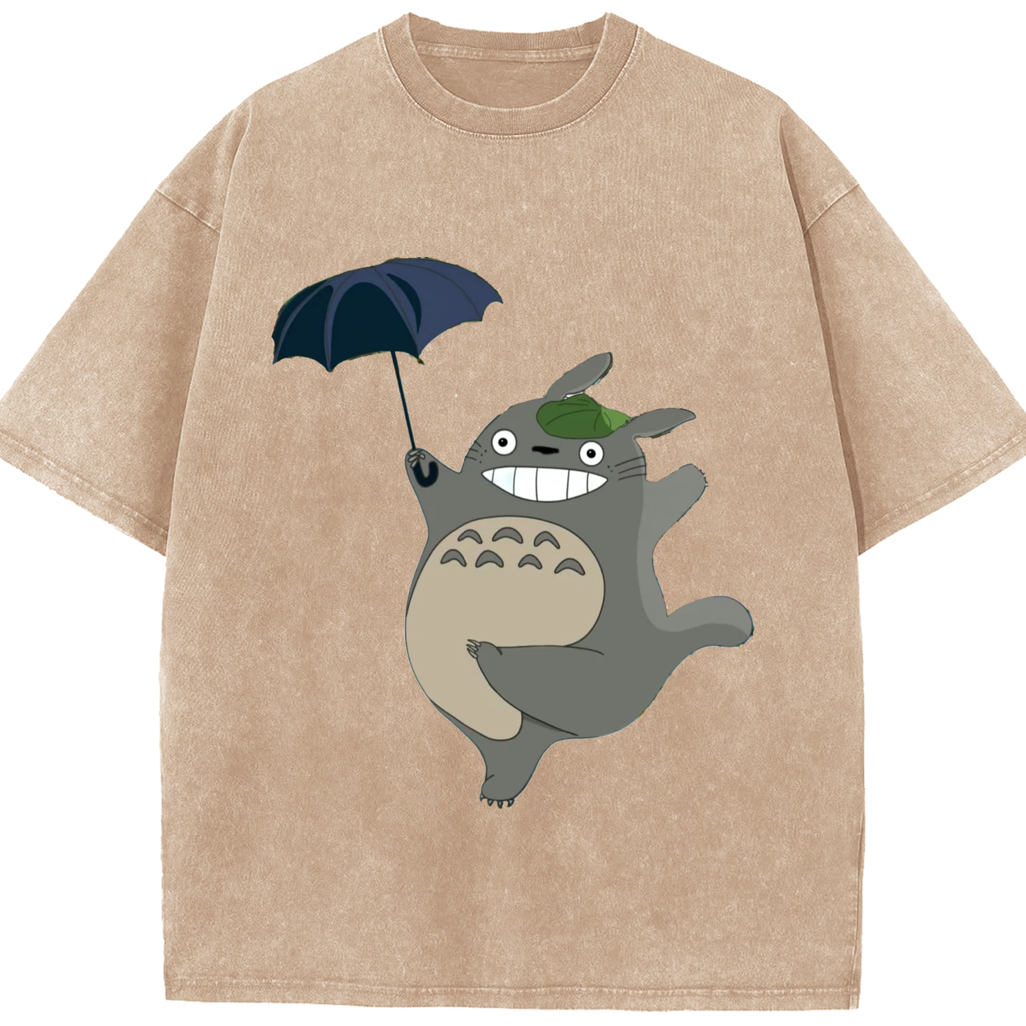 （画像用） となりのトトロ 草壁メイ 草壁サツキ My Neighbor Totoro Satsuki Kusakabe Mei Kusakabe 綿100% ヴィンテージ風 半袖Tシャツ（フロントプリント）