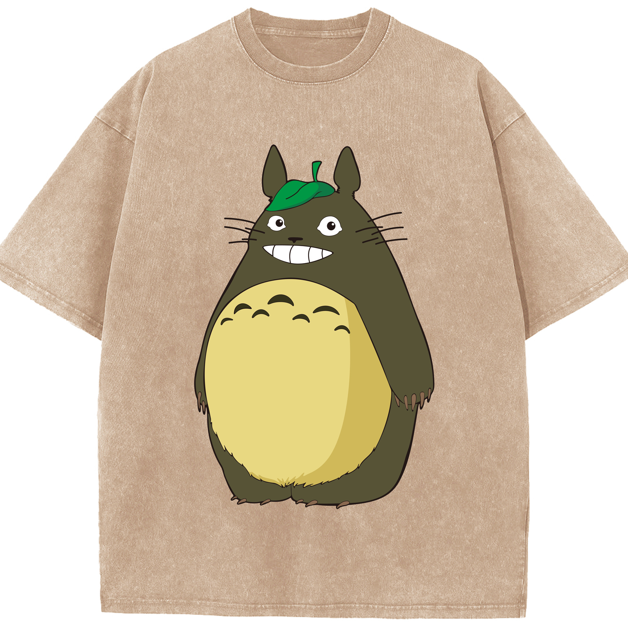 （画像用） となりのトトロ 草壁メイ 草壁サツキ My Neighbor Totoro Satsuki Kusakabe Mei Kusakabe 綿100% ヴィンテージ風 半袖Tシャツ（フロントプリント）