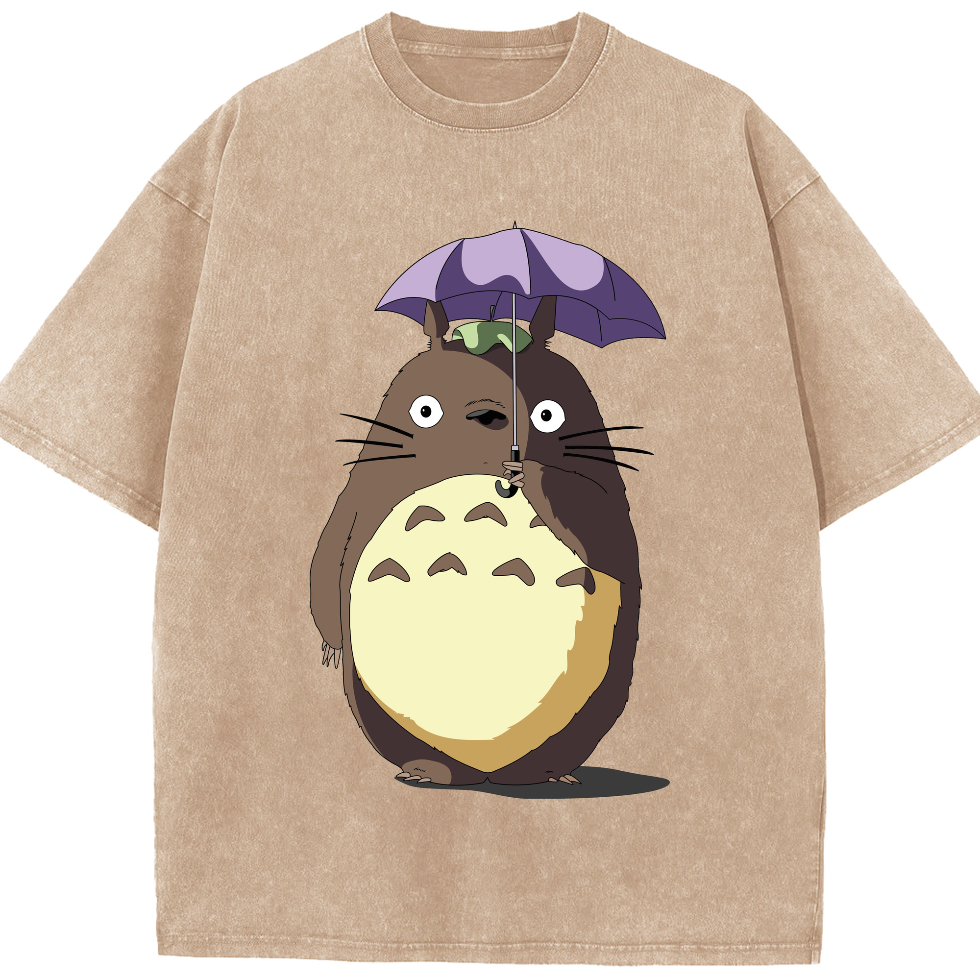（画像用） となりのトトロ 草壁メイ 草壁サツキ My Neighbor Totoro Satsuki Kusakabe Mei Kusakabe 綿100% ヴィンテージ風 半袖Tシャツ（フロントプリント）