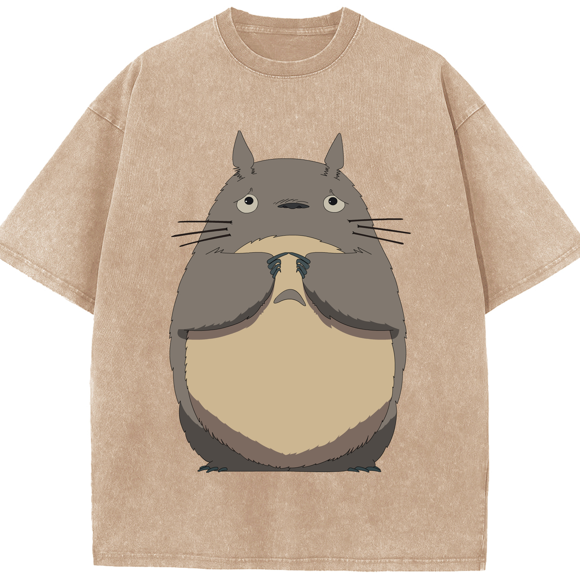 （画像用） となりのトトロ 草壁メイ 草壁サツキ My Neighbor Totoro Satsuki Kusakabe Mei Kusakabe 綿100% ヴィンテージ風 半袖Tシャツ（フロントプリント）