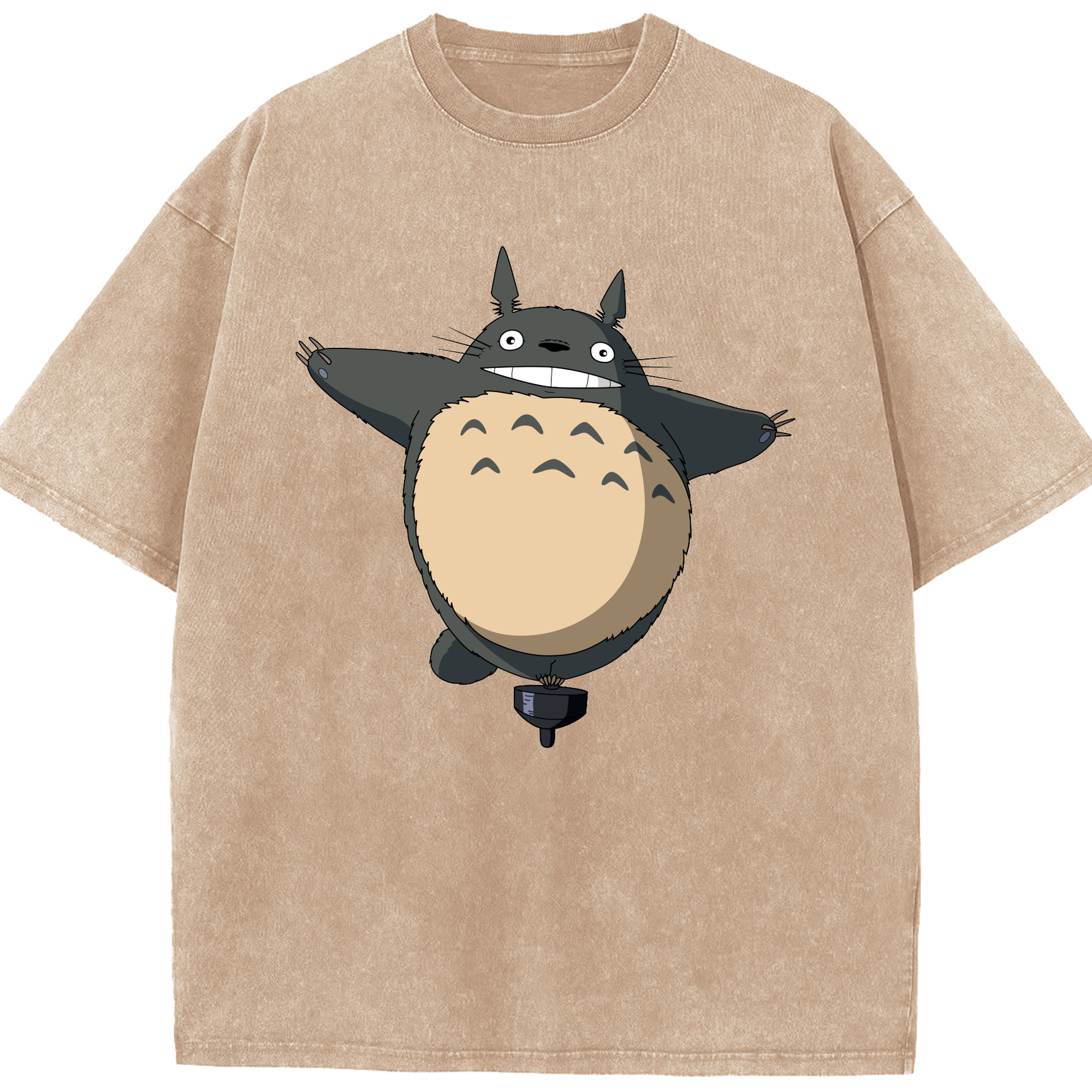 （画像用） となりのトトロ 草壁メイ 草壁サツキ My Neighbor Totoro Satsuki Kusakabe Mei Kusakabe 綿100% ヴィンテージ風 半袖Tシャツ（フロントプリント）
