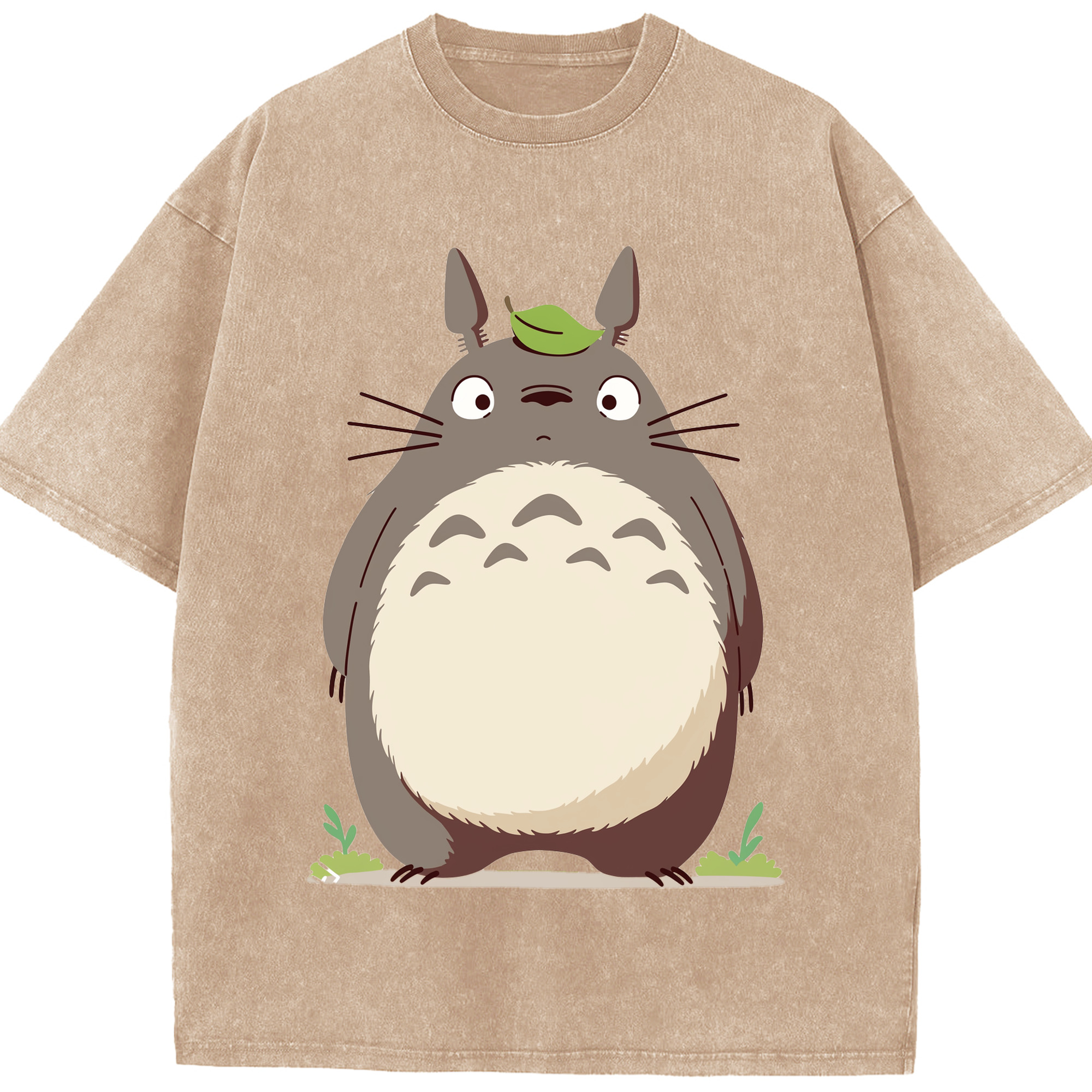 （画像用） となりのトトロ 草壁メイ 草壁サツキ My Neighbor Totoro Satsuki Kusakabe Mei Kusakabe 綿100% ヴィンテージ風 半袖Tシャツ（フロントプリント）