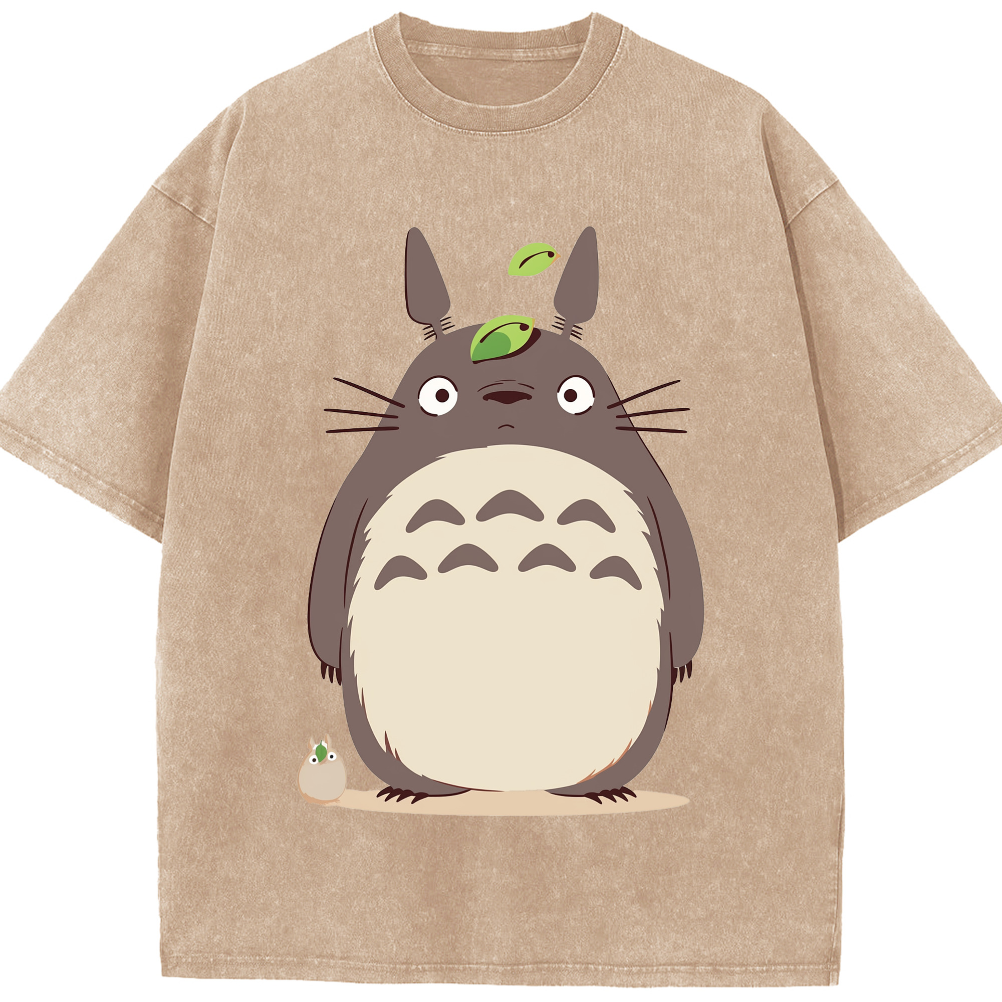 （画像用） となりのトトロ 草壁メイ 草壁サツキ My Neighbor Totoro Satsuki Kusakabe Mei Kusakabe 綿100% ヴィンテージ風 半袖Tシャツ（フロントプリント）