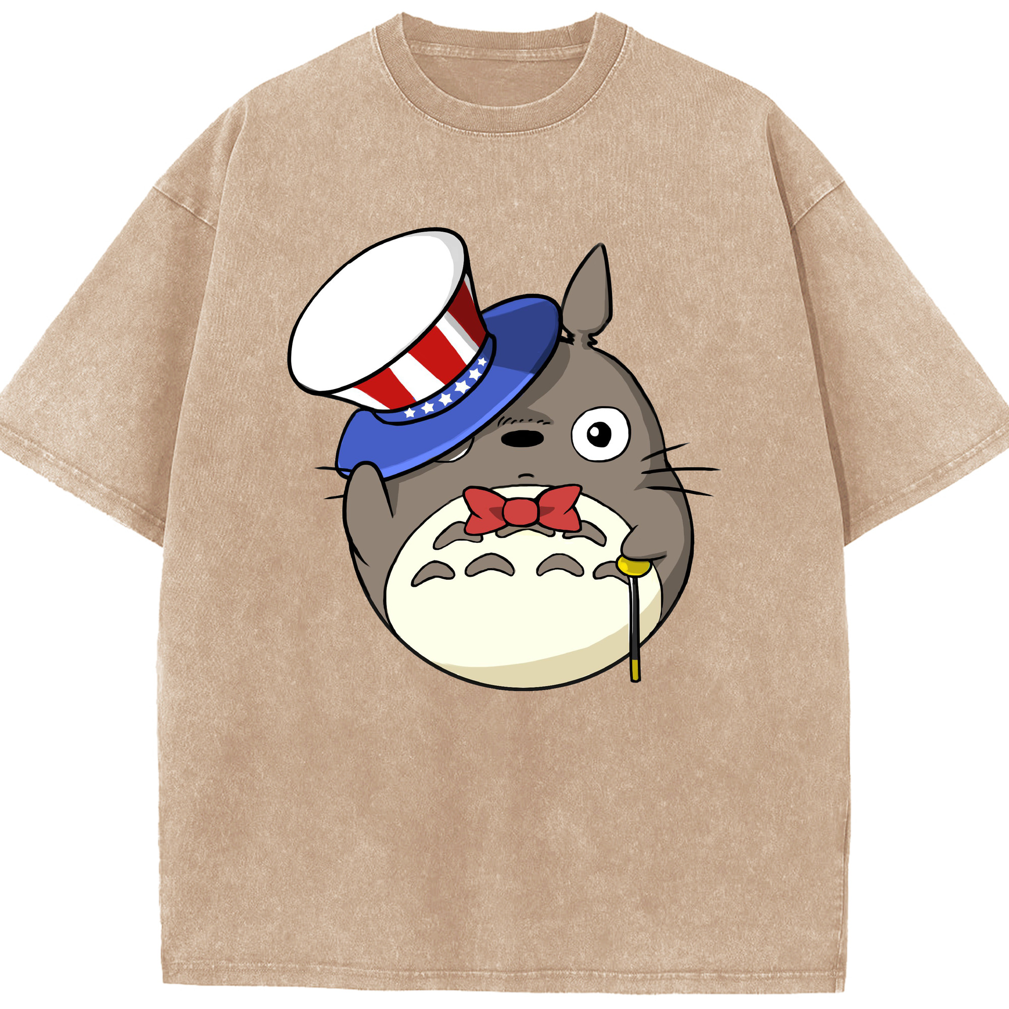 （画像用） となりのトトロ 草壁メイ 草壁サツキ My Neighbor Totoro Satsuki Kusakabe Mei Kusakabe 綿100% ヴィンテージ風 半袖Tシャツ（フロントプリント）
