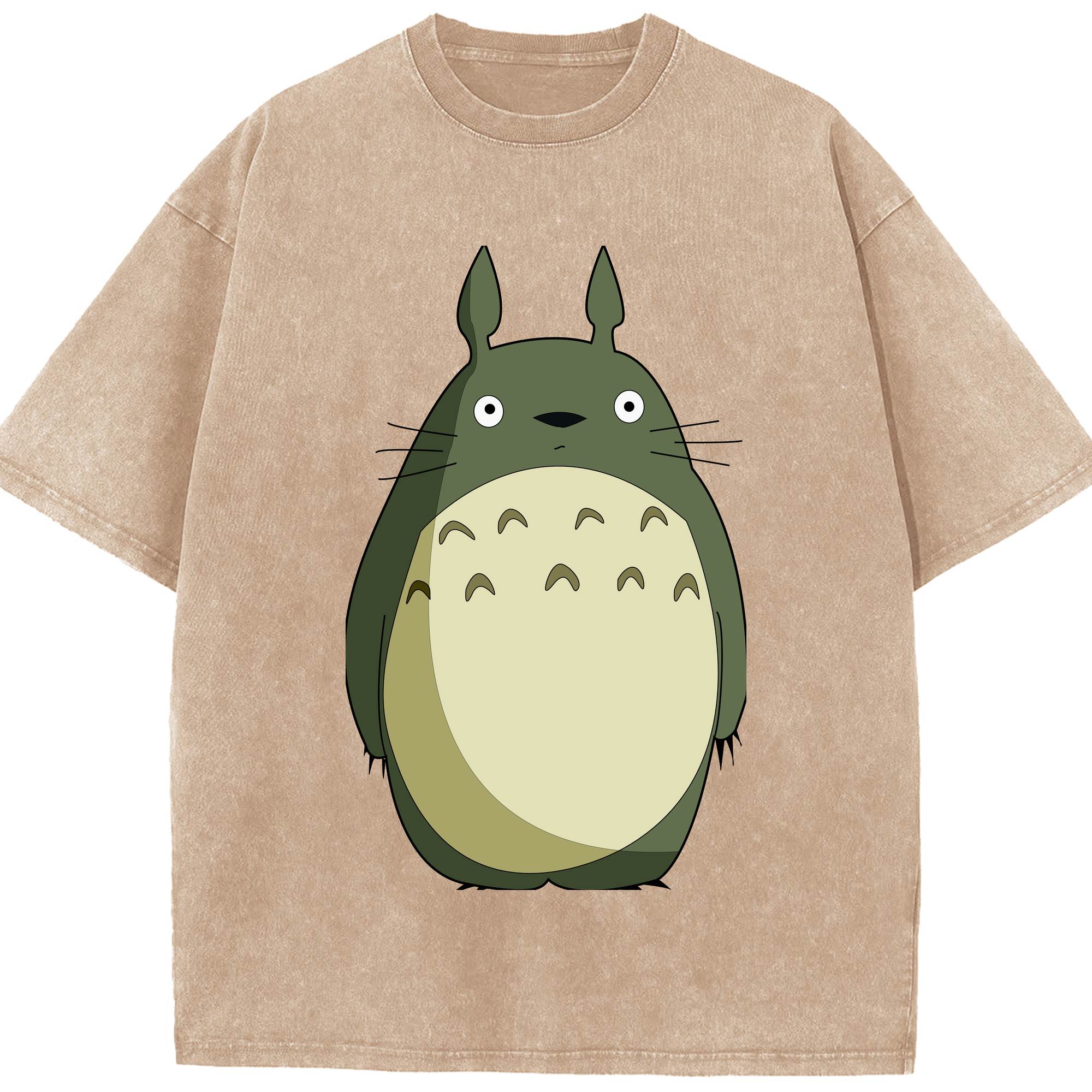 （画像用） となりのトトロ 草壁メイ 草壁サツキ My Neighbor Totoro Satsuki Kusakabe Mei Kusakabe 綿100% ヴィンテージ風 半袖Tシャツ（フロントプリント）