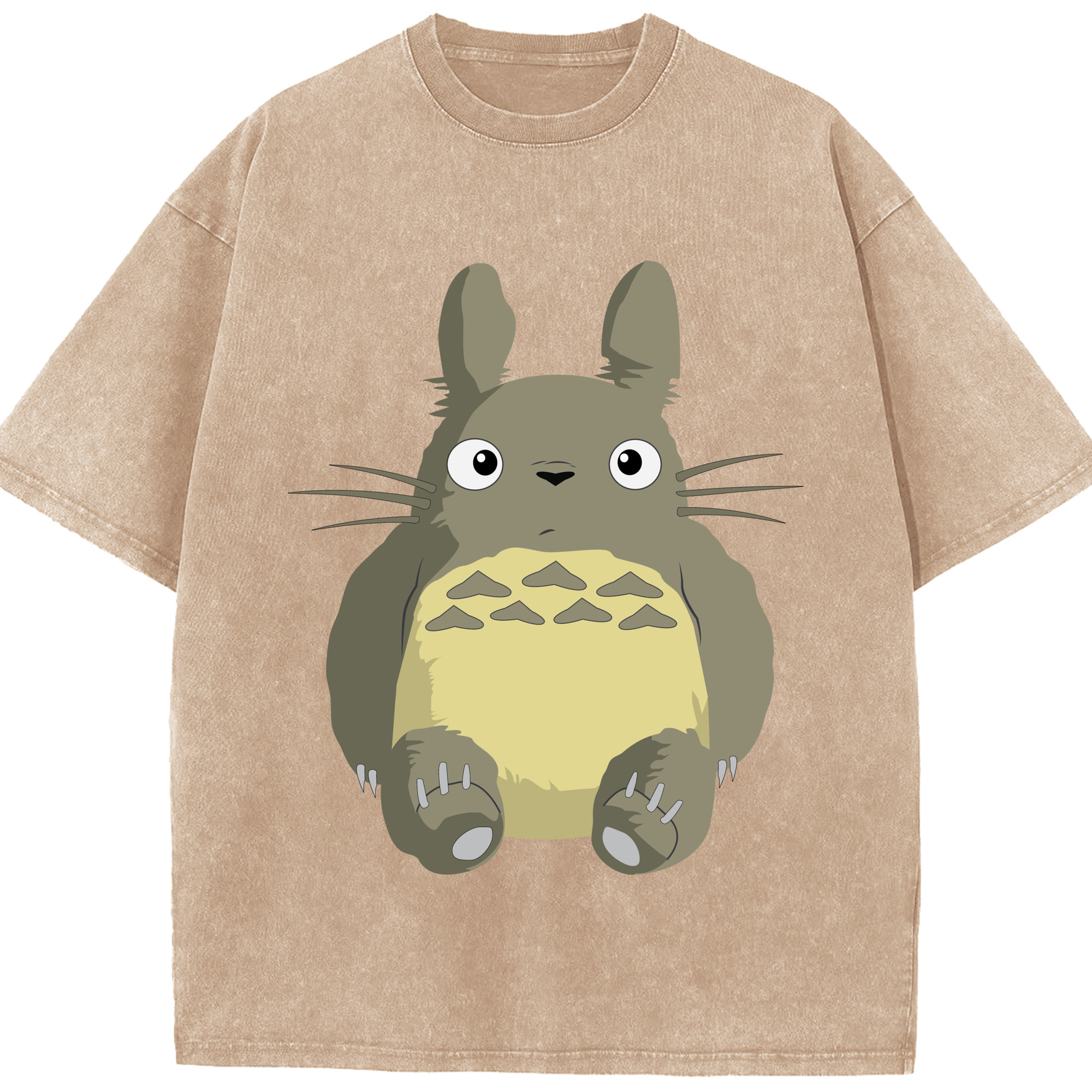（画像用） となりのトトロ 草壁メイ 草壁サツキ My Neighbor Totoro Satsuki Kusakabe Mei Kusakabe 綿100% ヴィンテージ風 半袖Tシャツ（フロントプリント）