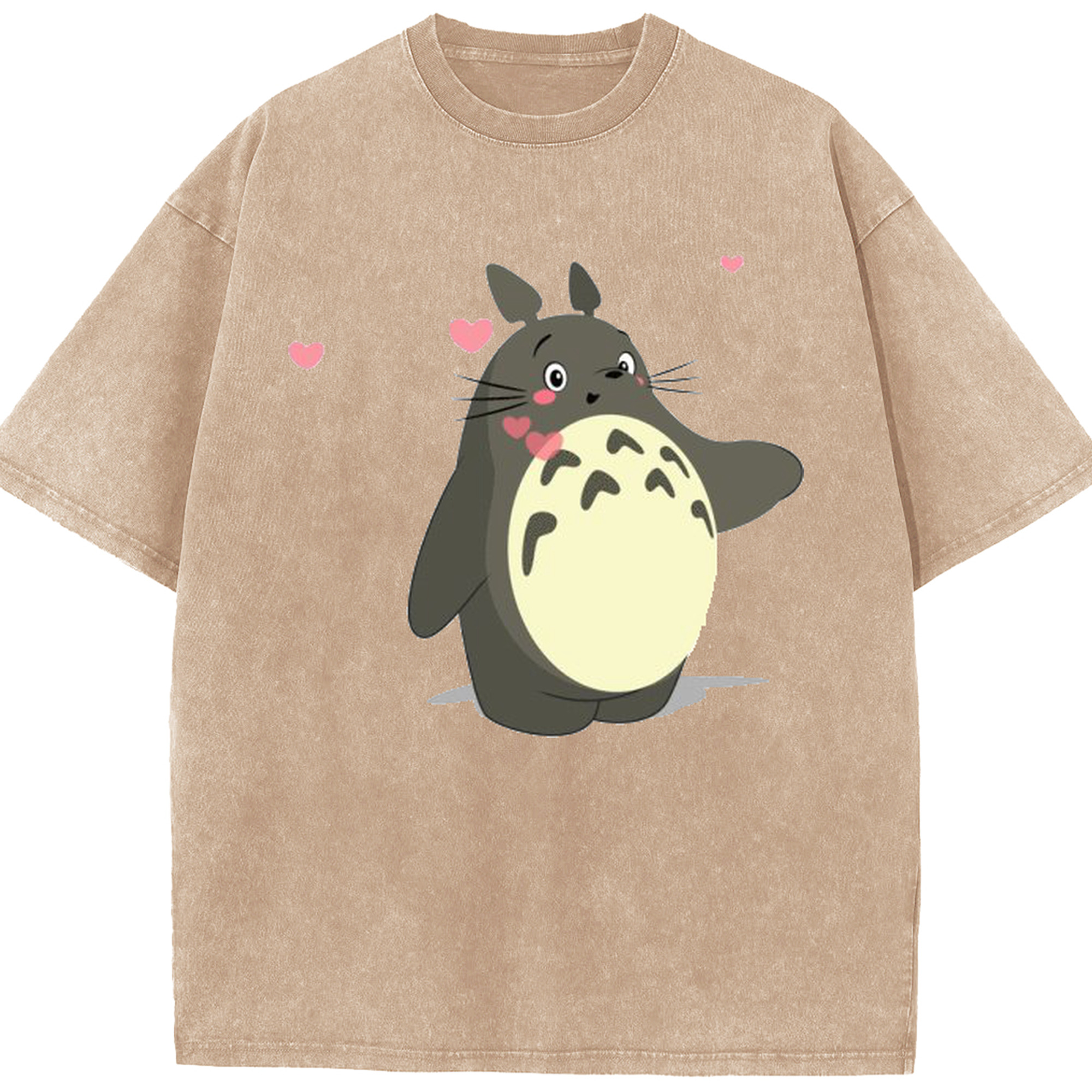 （画像用） となりのトトロ 草壁メイ 草壁サツキ My Neighbor Totoro Satsuki Kusakabe Mei Kusakabe 綿100% ヴィンテージ風 半袖Tシャツ（フロントプリント）