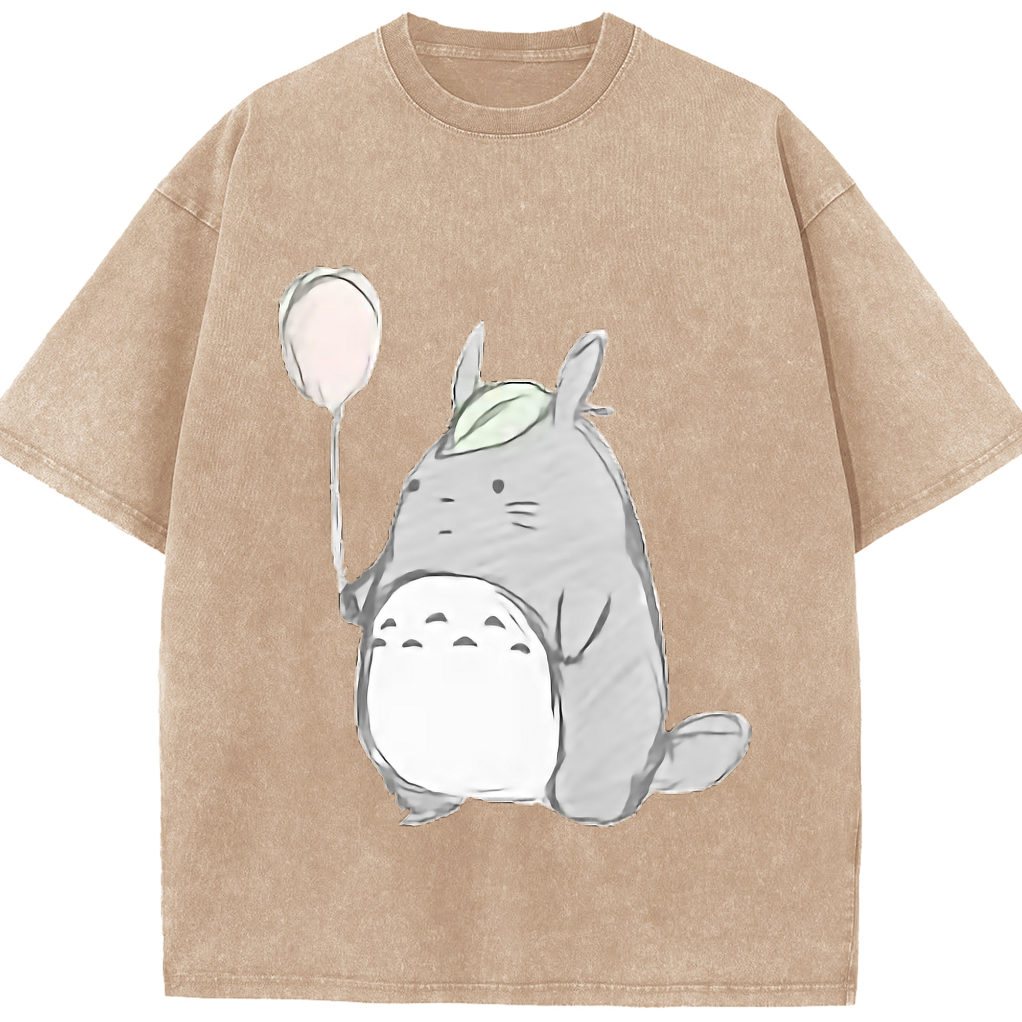 （画像用） となりのトトロ 草壁メイ 草壁サツキ My Neighbor Totoro Satsuki Kusakabe Mei Kusakabe 綿100% ヴィンテージ風 半袖Tシャツ（フロントプリント）