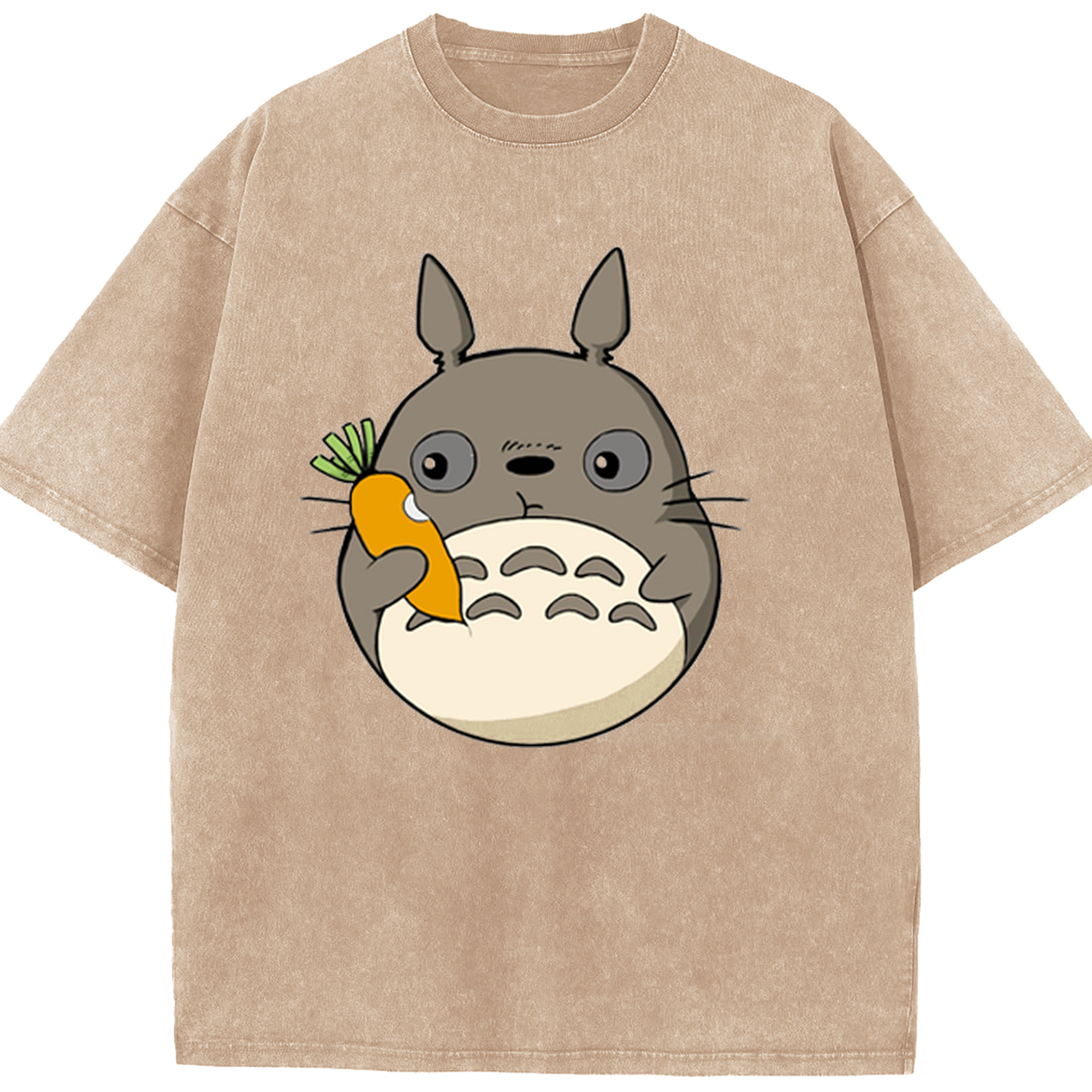 （画像用） となりのトトロ 草壁メイ 草壁サツキ My Neighbor Totoro Satsuki Kusakabe Mei Kusakabe 綿100% ヴィンテージ風 半袖Tシャツ（フロントプリント）