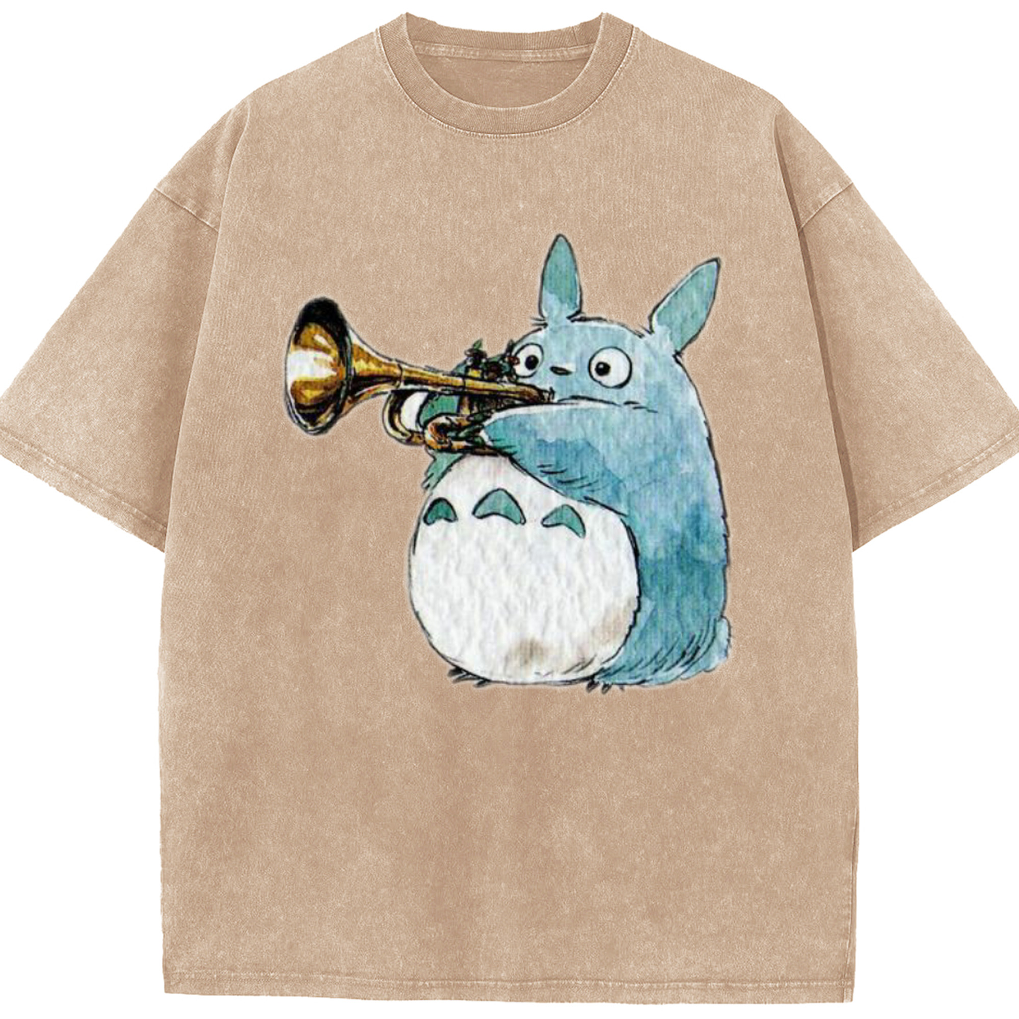 （画像用） となりのトトロ 草壁メイ 草壁サツキ My Neighbor Totoro Satsuki Kusakabe Mei Kusakabe 綿100% ヴィンテージ風 半袖Tシャツ（フロントプリント）