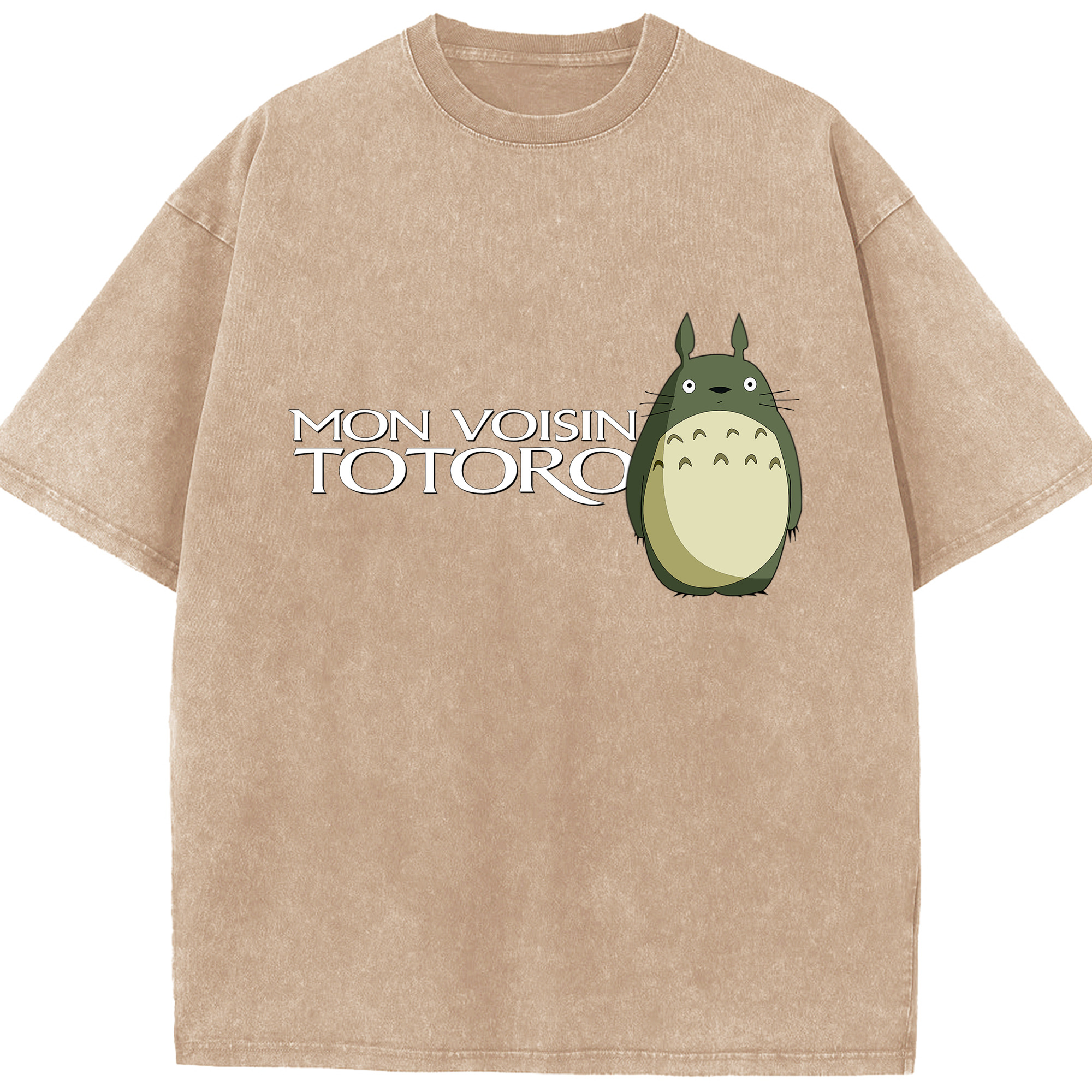 （画像用） となりのトトロ 草壁メイ 草壁サツキ My Neighbor Totoro Satsuki Kusakabe Mei Kusakabe 綿100% ヴィンテージ風 半袖Tシャツ（フロントプリント）