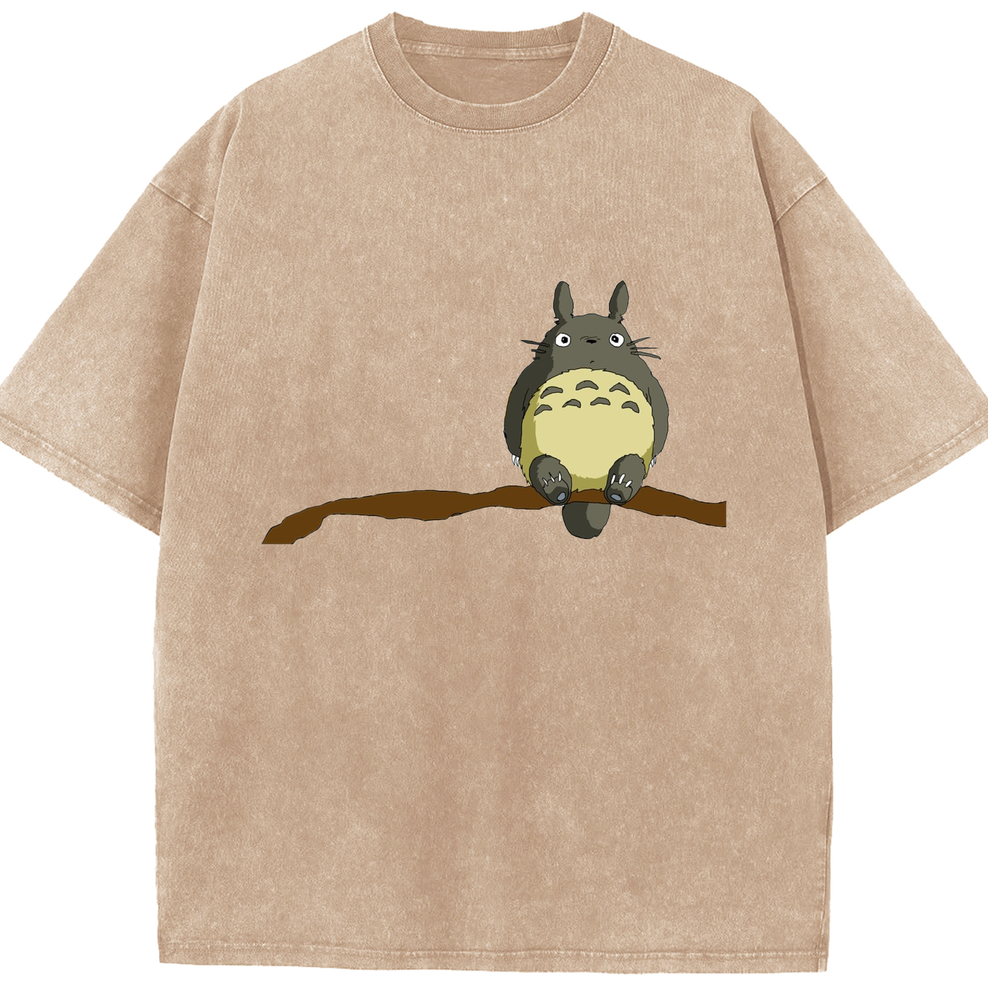 （画像用） となりのトトロ 草壁メイ 草壁サツキ My Neighbor Totoro Satsuki Kusakabe Mei Kusakabe 綿100% ヴィンテージ風 半袖Tシャツ（フロントプリント）