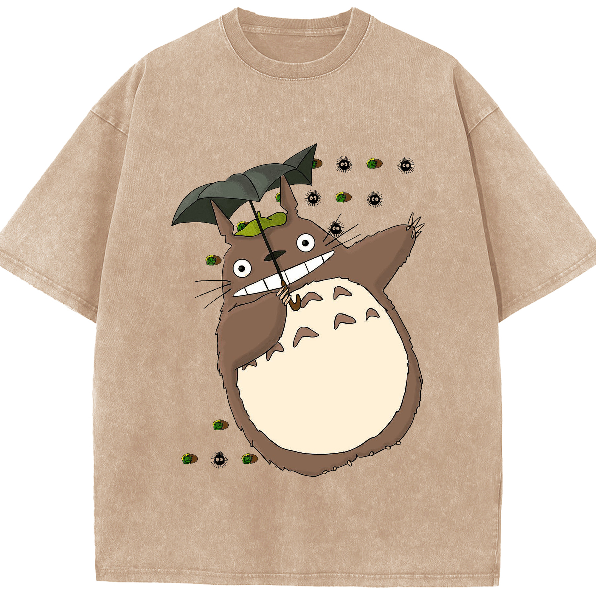 （画像用） となりのトトロ 草壁メイ 草壁サツキ My Neighbor Totoro Satsuki Kusakabe Mei Kusakabe 綿100% ヴィンテージ風 半袖Tシャツ（フロントプリント）