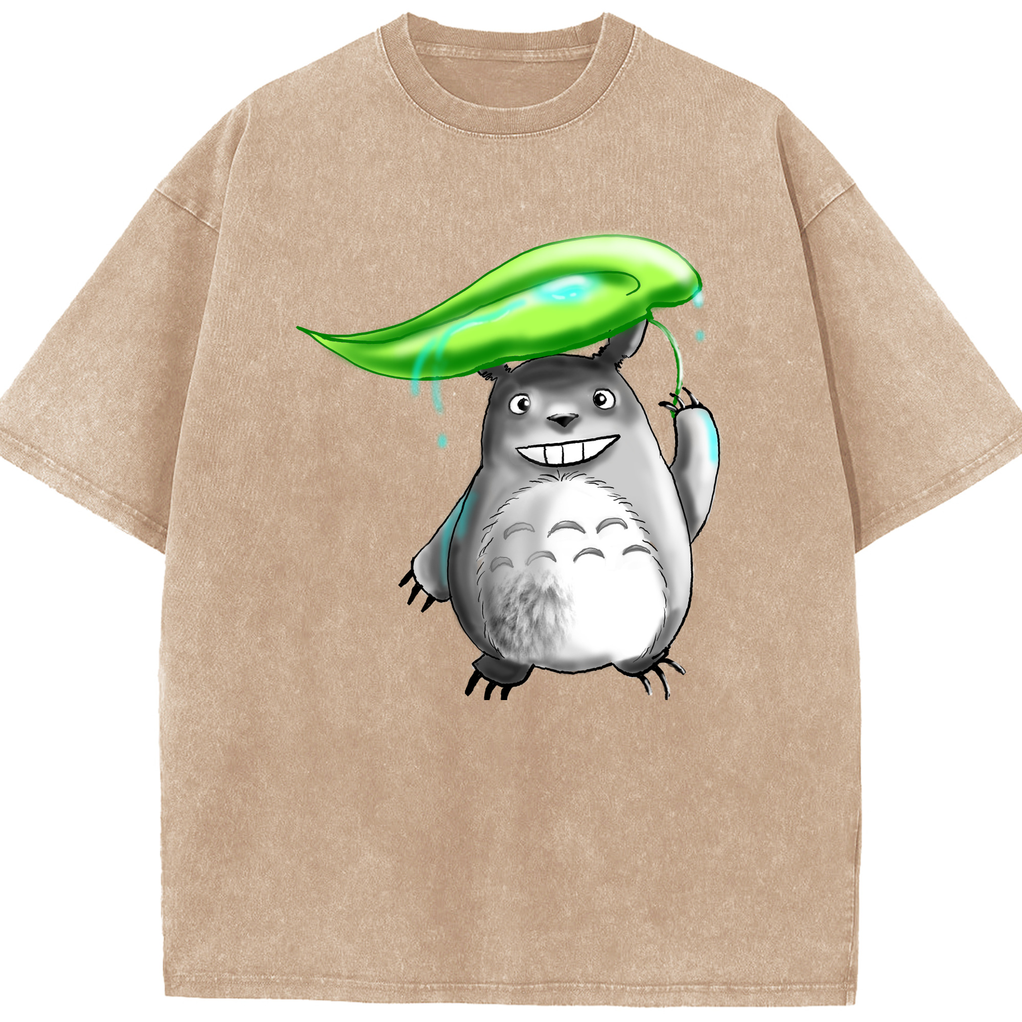 （画像用） となりのトトロ 草壁メイ 草壁サツキ My Neighbor Totoro Satsuki Kusakabe Mei Kusakabe 綿100% ヴィンテージ風 半袖Tシャツ（フロントプリント）
