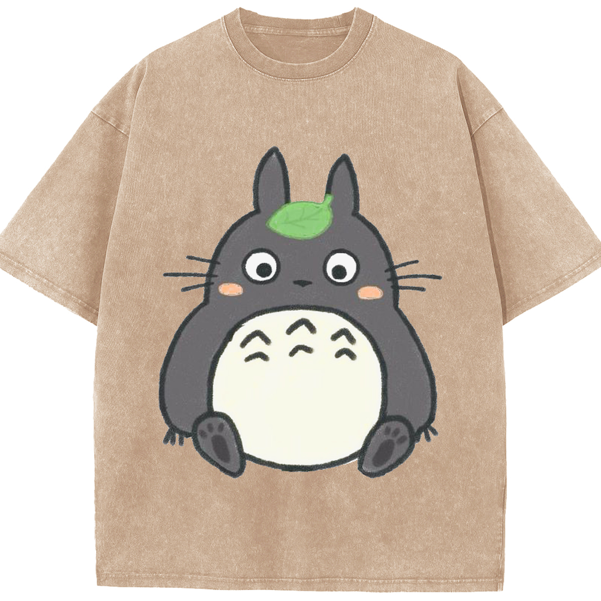 （画像用） となりのトトロ 草壁メイ 草壁サツキ My Neighbor Totoro Satsuki Kusakabe Mei Kusakabe 綿100% ヴィンテージ風 半袖Tシャツ（フロントプリント）