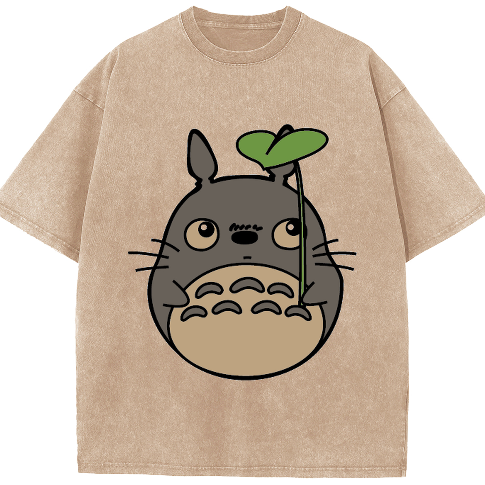 （画像用） となりのトトロ 草壁メイ 草壁サツキ My Neighbor Totoro Satsuki Kusakabe Mei Kusakabe 綿100% ヴィンテージ風 半袖Tシャツ（フロントプリント）