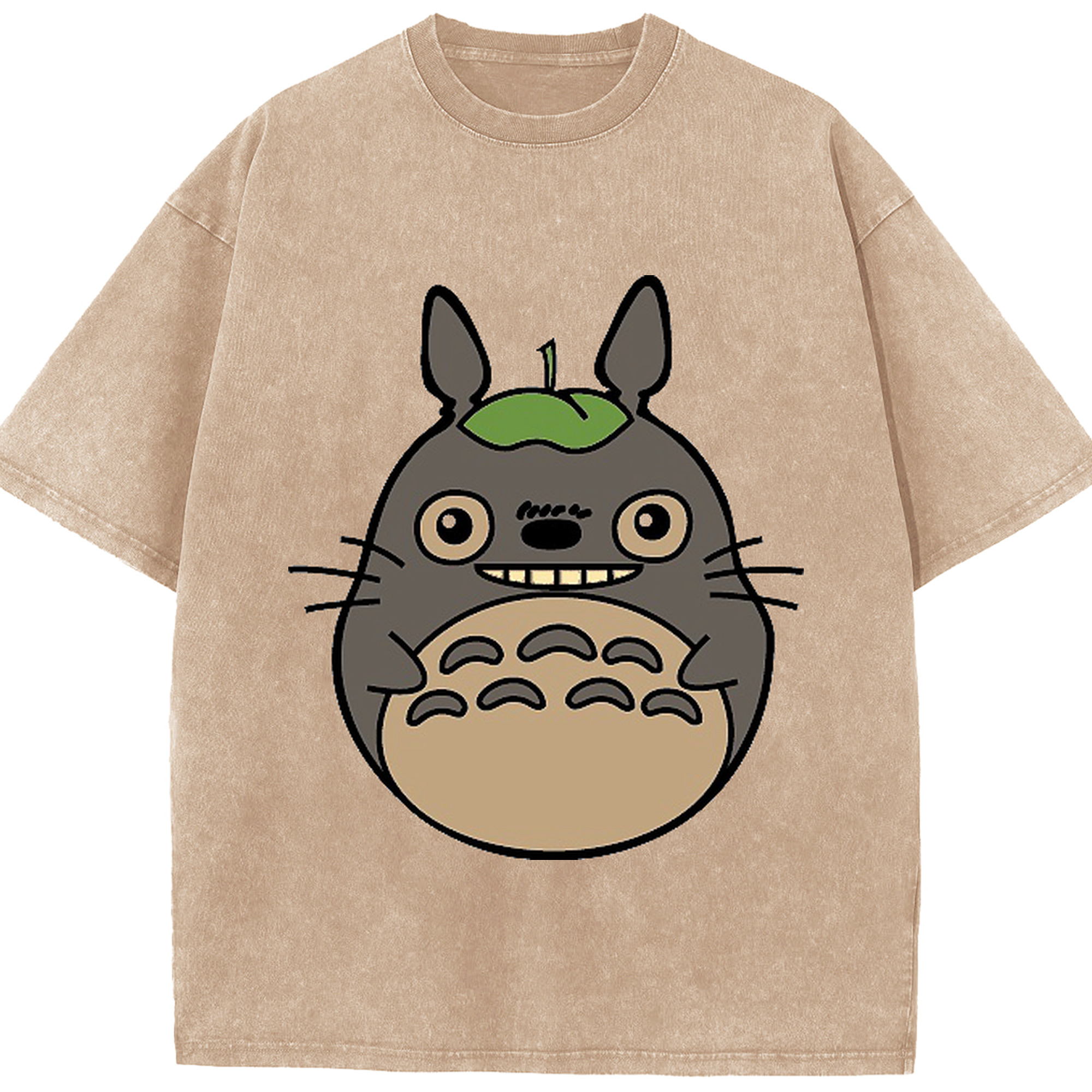 （画像用） となりのトトロ 草壁メイ 草壁サツキ My Neighbor Totoro Satsuki Kusakabe Mei Kusakabe 綿100% ヴィンテージ風 半袖Tシャツ（フロントプリント）
