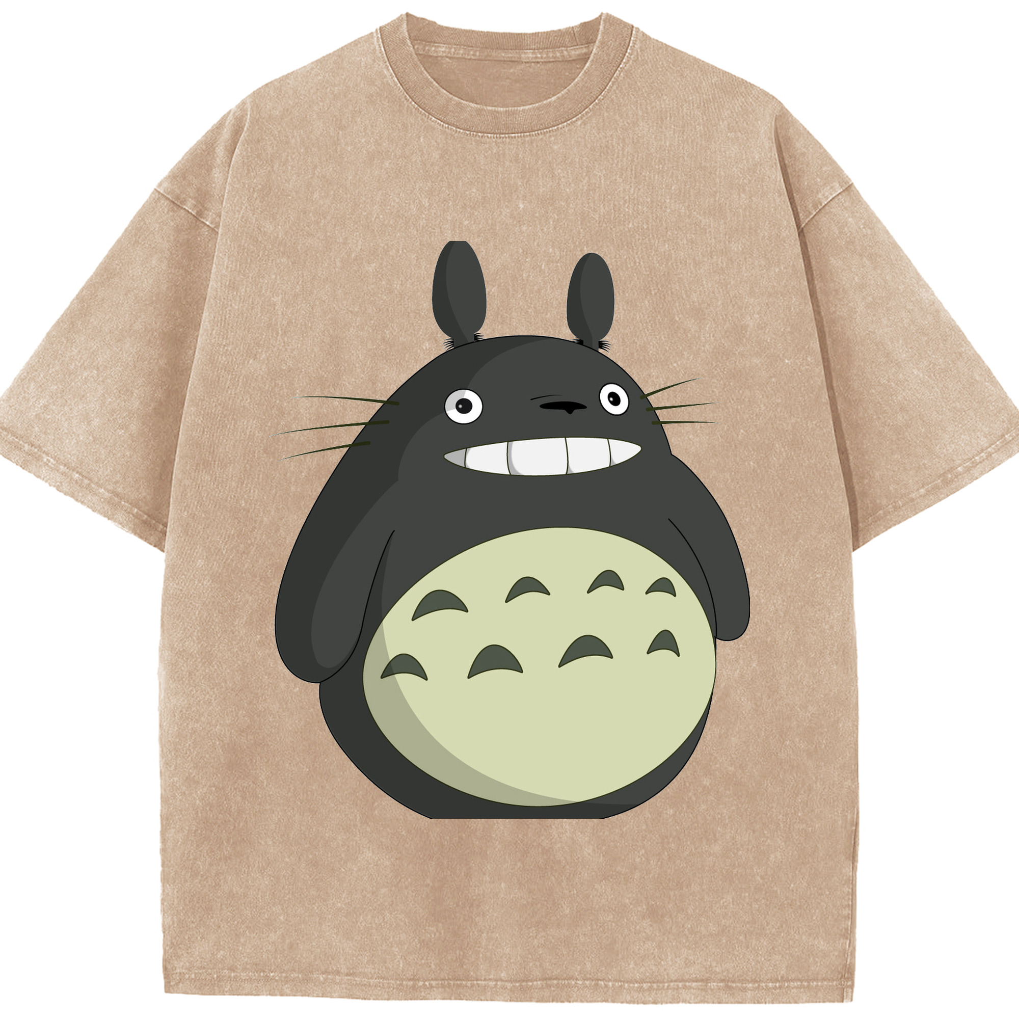 （画像用） となりのトトロ 草壁メイ 草壁サツキ My Neighbor Totoro Satsuki Kusakabe Mei Kusakabe 綿100% ヴィンテージ風 半袖Tシャツ（フロントプリント）