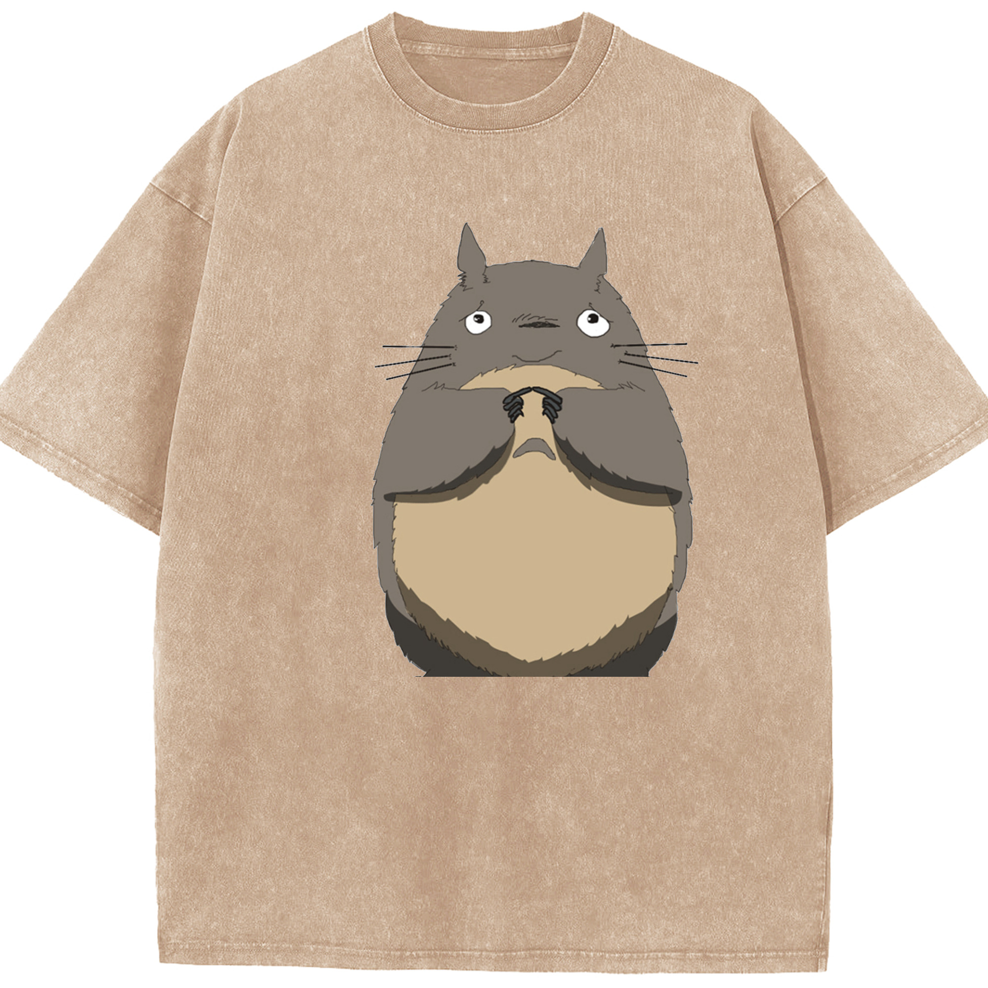 （画像用） となりのトトロ 草壁メイ 草壁サツキ My Neighbor Totoro Satsuki Kusakabe Mei Kusakabe 綿100% ヴィンテージ風 半袖Tシャツ（フロントプリント）