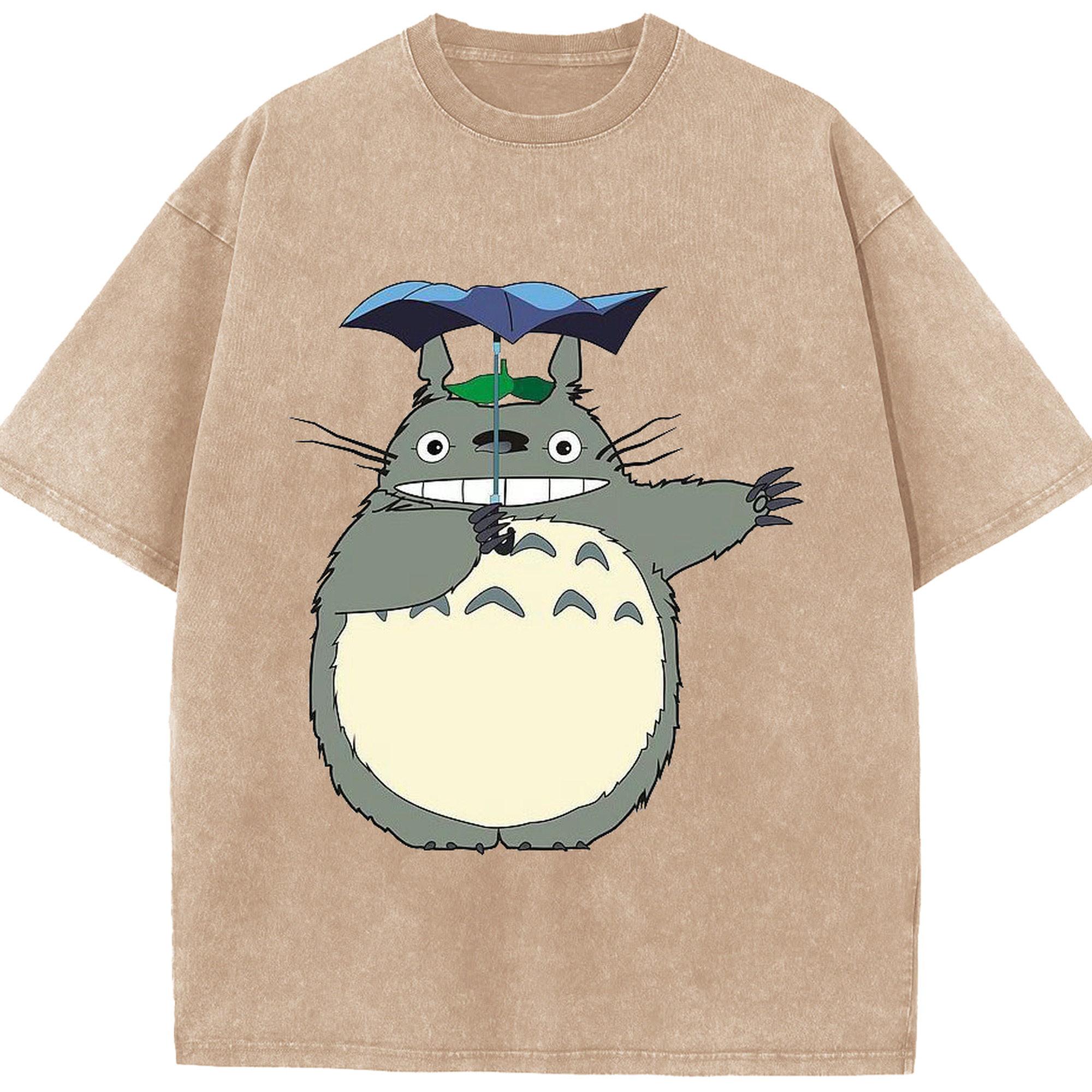 （画像用） となりのトトロ 草壁メイ 草壁サツキ My Neighbor Totoro Satsuki Kusakabe Mei Kusakabe 綿100% ヴィンテージ風 半袖Tシャツ（フロントプリント）
