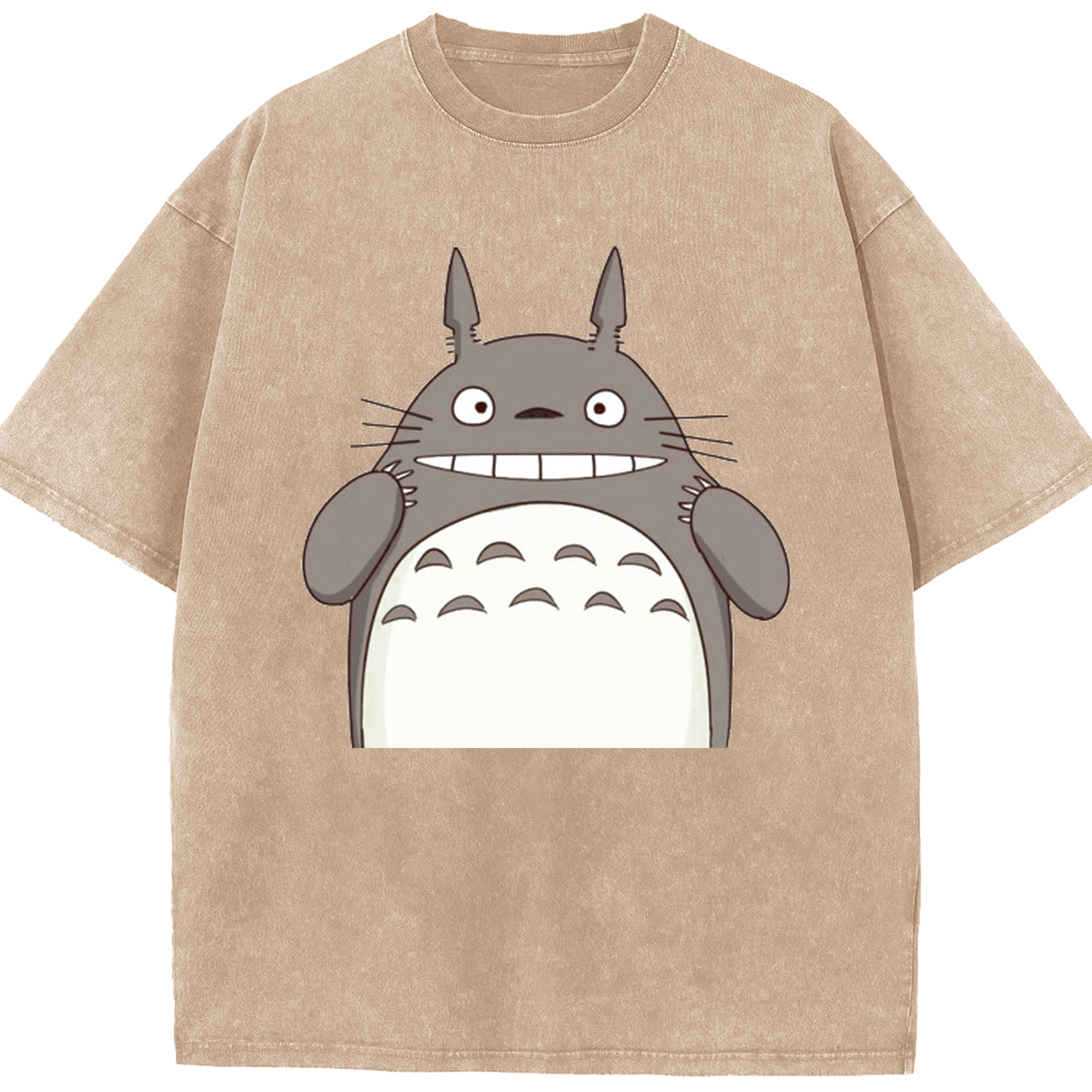 （画像用） となりのトトロ 草壁メイ 草壁サツキ My Neighbor Totoro Satsuki Kusakabe Mei Kusakabe 綿100% ヴィンテージ風 半袖Tシャツ（フロントプリント）