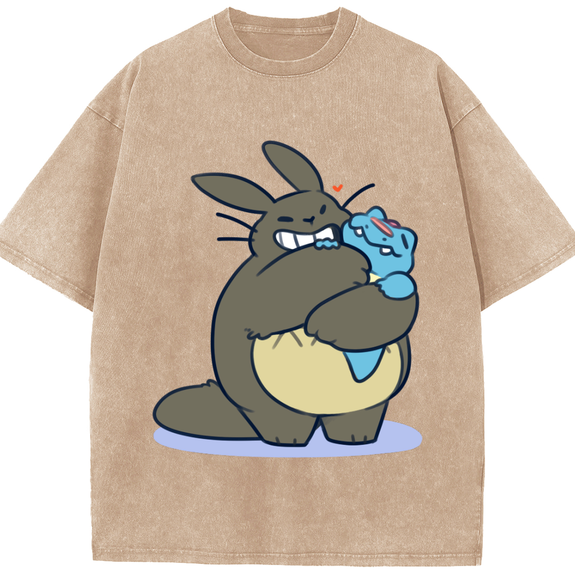 （画像用） となりのトトロ 草壁メイ 草壁サツキ My Neighbor Totoro Satsuki Kusakabe Mei Kusakabe 綿100% ヴィンテージ風 半袖Tシャツ（フロントプリント）
