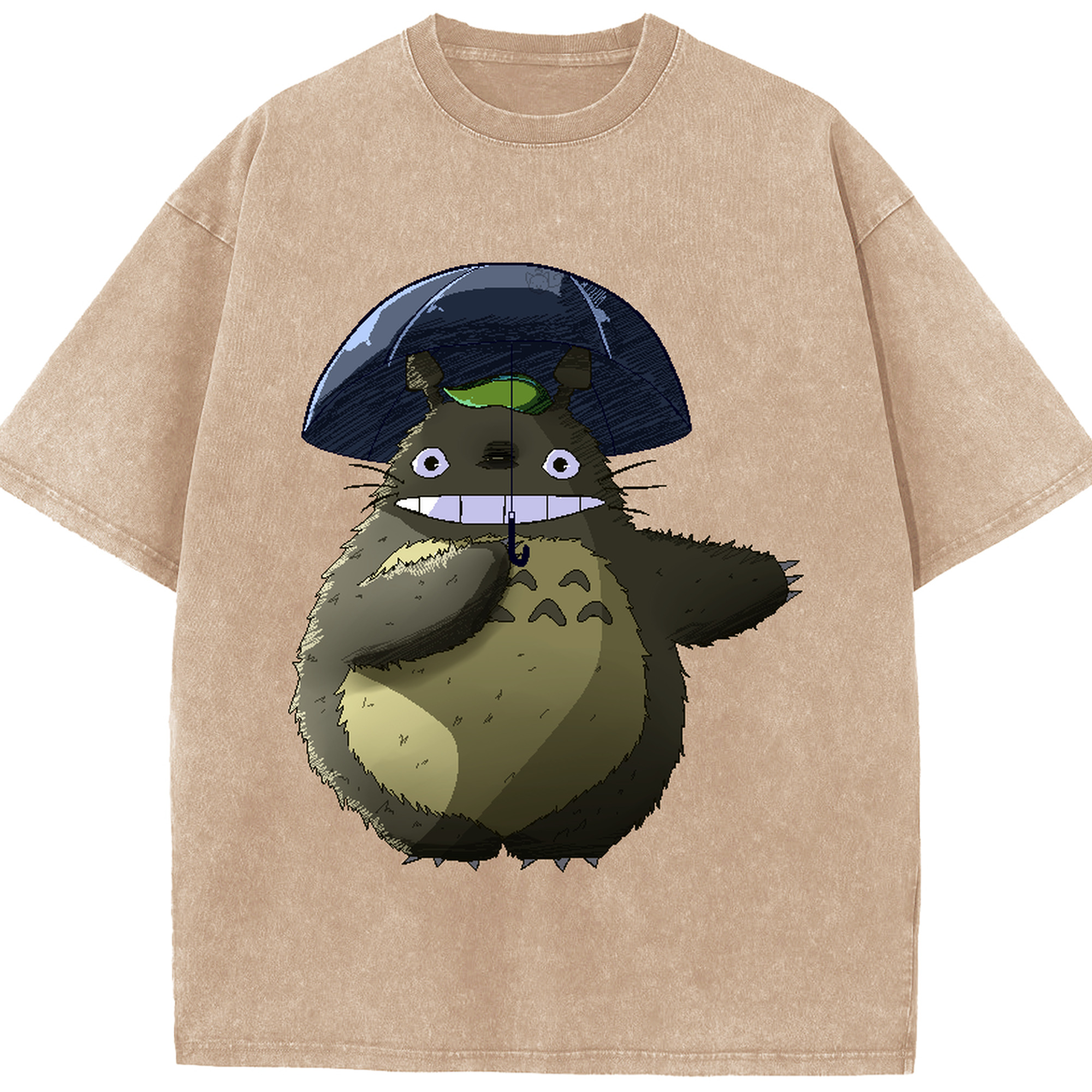 （画像用） となりのトトロ 草壁メイ 草壁サツキ My Neighbor Totoro Satsuki Kusakabe Mei Kusakabe 綿100% ヴィンテージ風 半袖Tシャツ（フロントプリント）