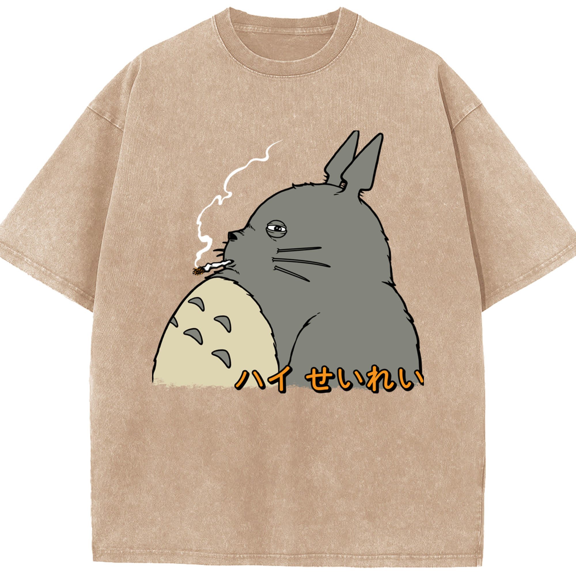 （画像用） となりのトトロ 草壁メイ 草壁サツキ My Neighbor Totoro Satsuki Kusakabe Mei Kusakabe 綿100% ヴィンテージ風 半袖Tシャツ（フロントプリント）