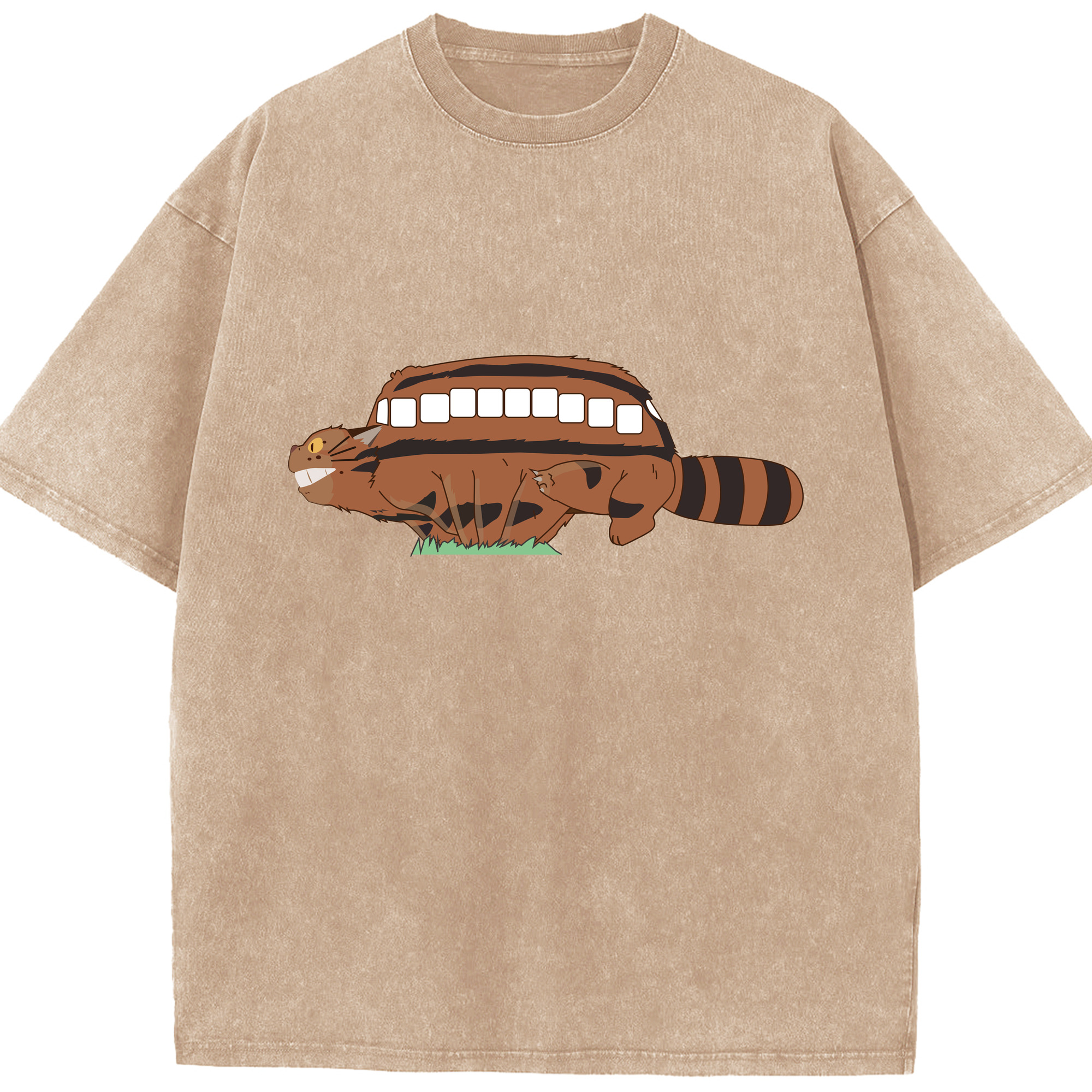 （画像用） となりのトトロ 草壁メイ 草壁サツキ My Neighbor Totoro Satsuki Kusakabe Mei Kusakabe 綿100% ヴィンテージ風 半袖Tシャツ（フロントプリント）