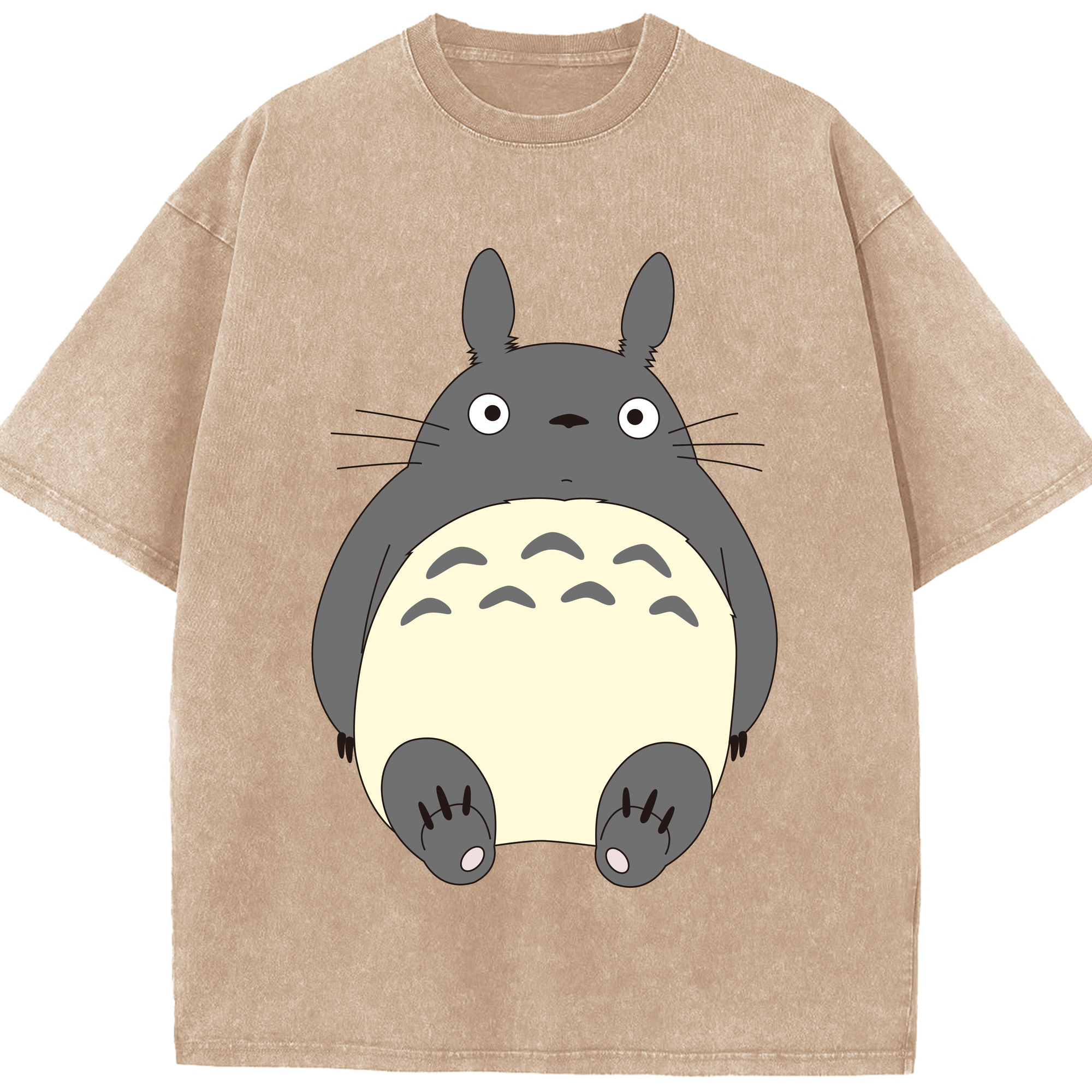 （画像用） となりのトトロ 草壁メイ 草壁サツキ My Neighbor Totoro Satsuki Kusakabe Mei Kusakabe 綿100% ヴィンテージ風 半袖Tシャツ（フロントプリント）