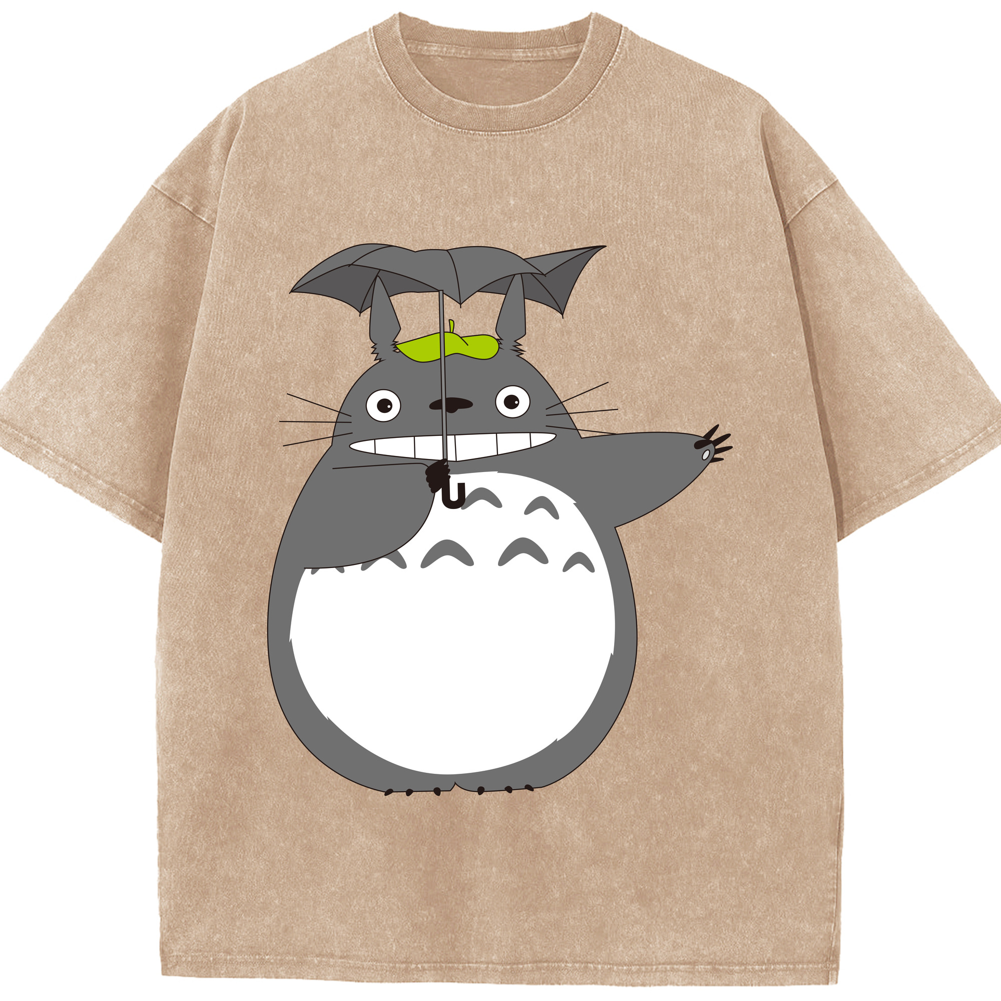 （画像用） となりのトトロ 草壁メイ 草壁サツキ My Neighbor Totoro Satsuki Kusakabe Mei Kusakabe 綿100% ヴィンテージ風 半袖Tシャツ（フロントプリント）