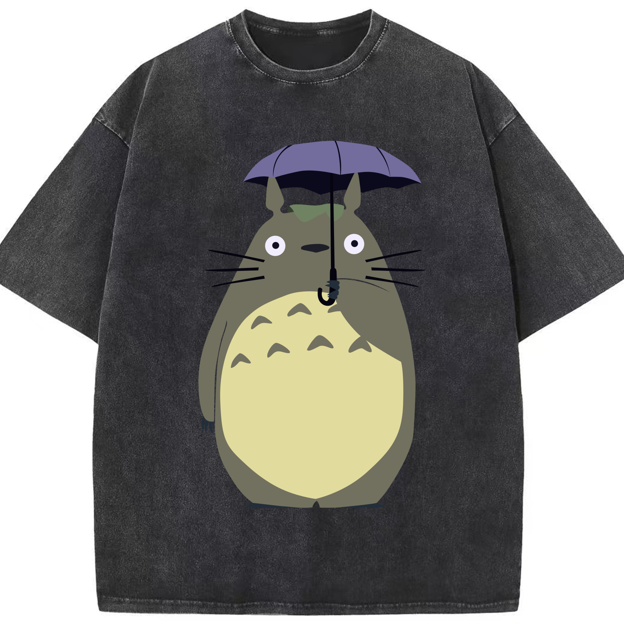 （画像用） となりのトトロ 草壁メイ 草壁サツキ My Neighbor Totoro Satsuki Kusakabe Mei Kusakabe 綿100% ヴィンテージ風 半袖Tシャツ（フロントプリント）