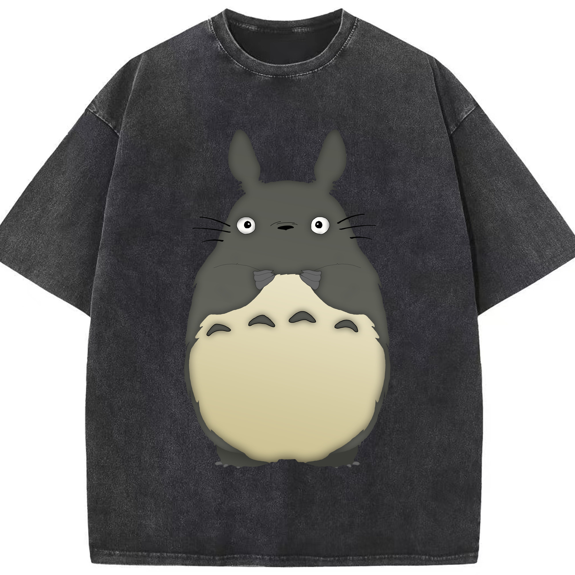 （画像用） となりのトトロ 草壁メイ 草壁サツキ My Neighbor Totoro Satsuki Kusakabe Mei Kusakabe 綿100% ヴィンテージ風 半袖Tシャツ（フロントプリント）