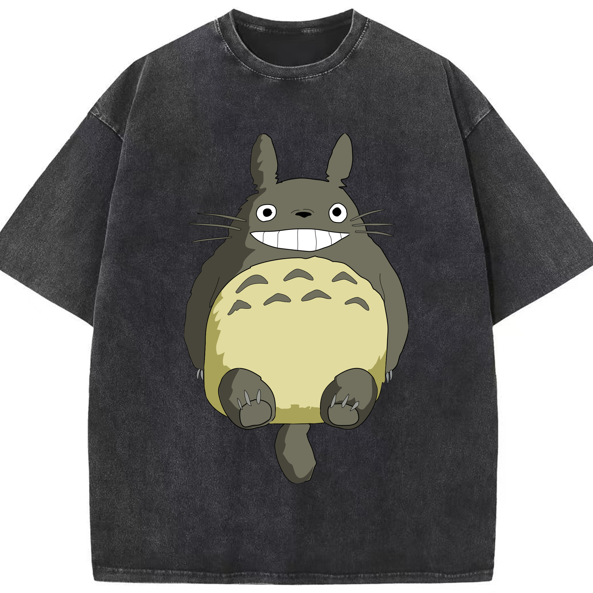 （画像用） となりのトトロ 草壁メイ 草壁サツキ My Neighbor Totoro Satsuki Kusakabe Mei Kusakabe 綿100% ヴィンテージ風 半袖Tシャツ（フロントプリント）