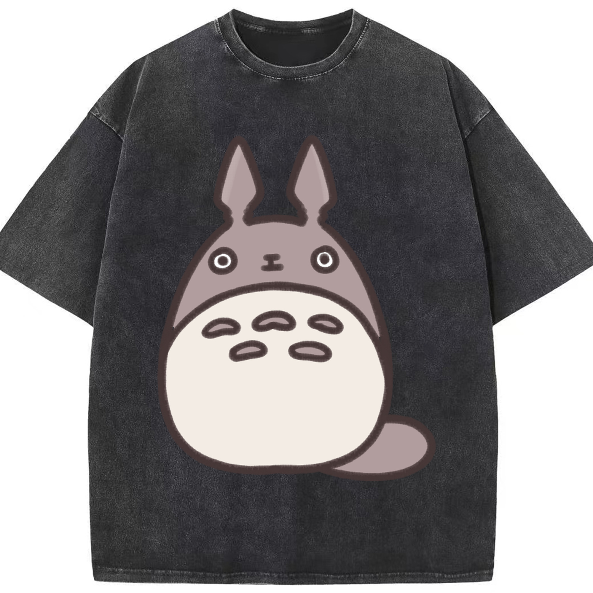 （画像用） となりのトトロ 草壁メイ 草壁サツキ My Neighbor Totoro Satsuki Kusakabe Mei Kusakabe 綿100% ヴィンテージ風 半袖Tシャツ（フロントプリント）