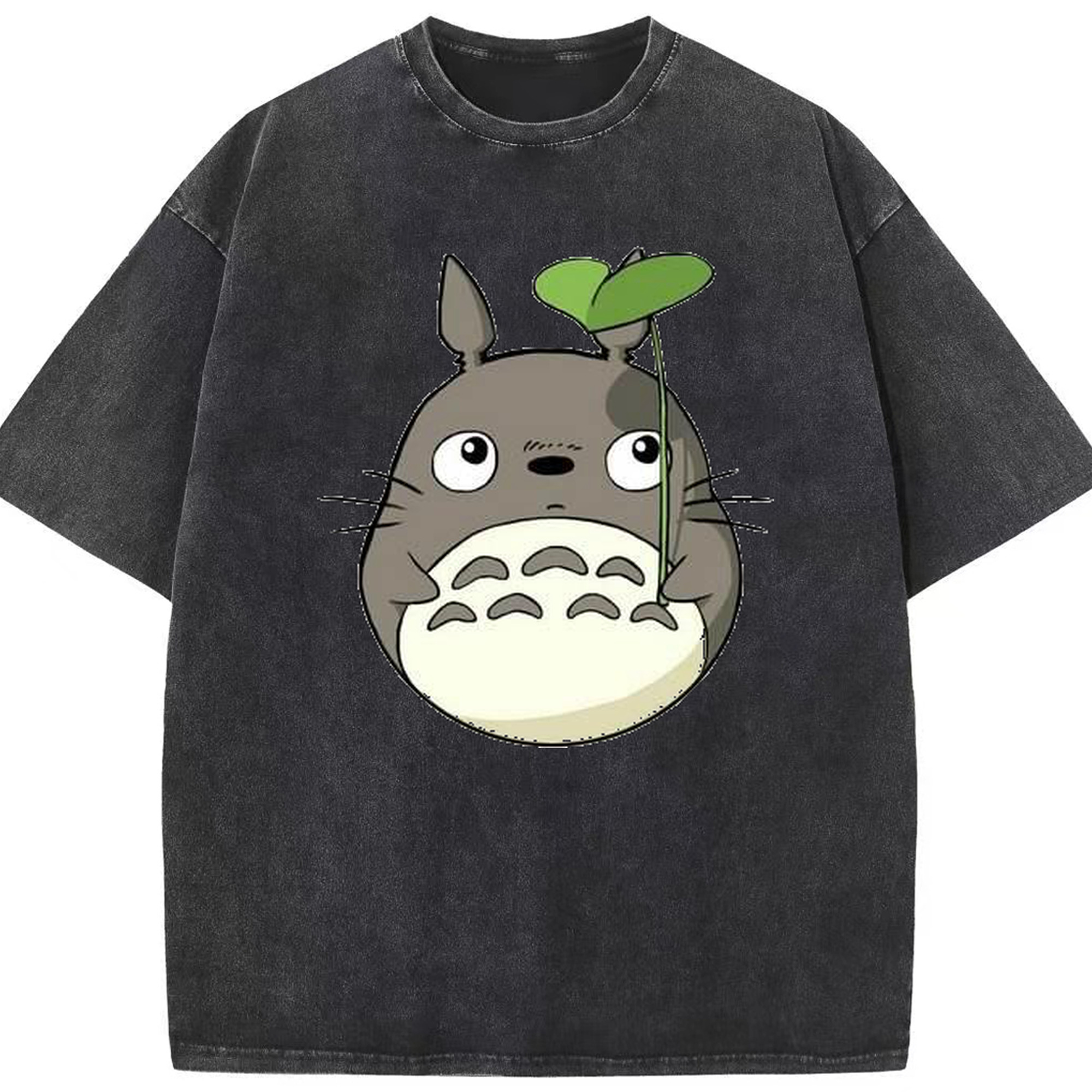 （画像用） となりのトトロ 草壁メイ 草壁サツキ My Neighbor Totoro Satsuki Kusakabe Mei Kusakabe 綿100% ヴィンテージ風 半袖Tシャツ（フロントプリント）