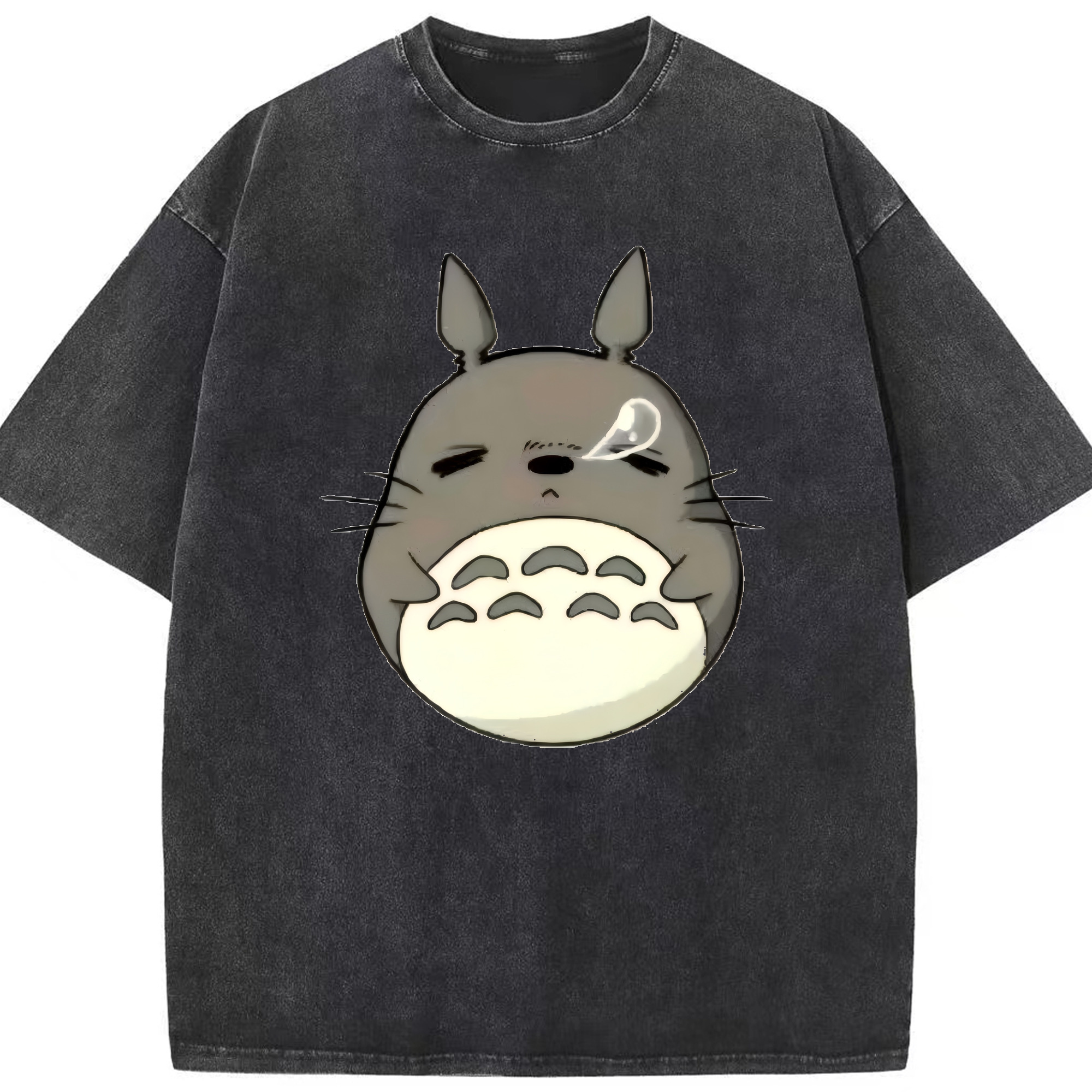 （画像用） となりのトトロ 草壁メイ 草壁サツキ My Neighbor Totoro Satsuki Kusakabe Mei Kusakabe 綿100% ヴィンテージ風 半袖Tシャツ（フロントプリント）