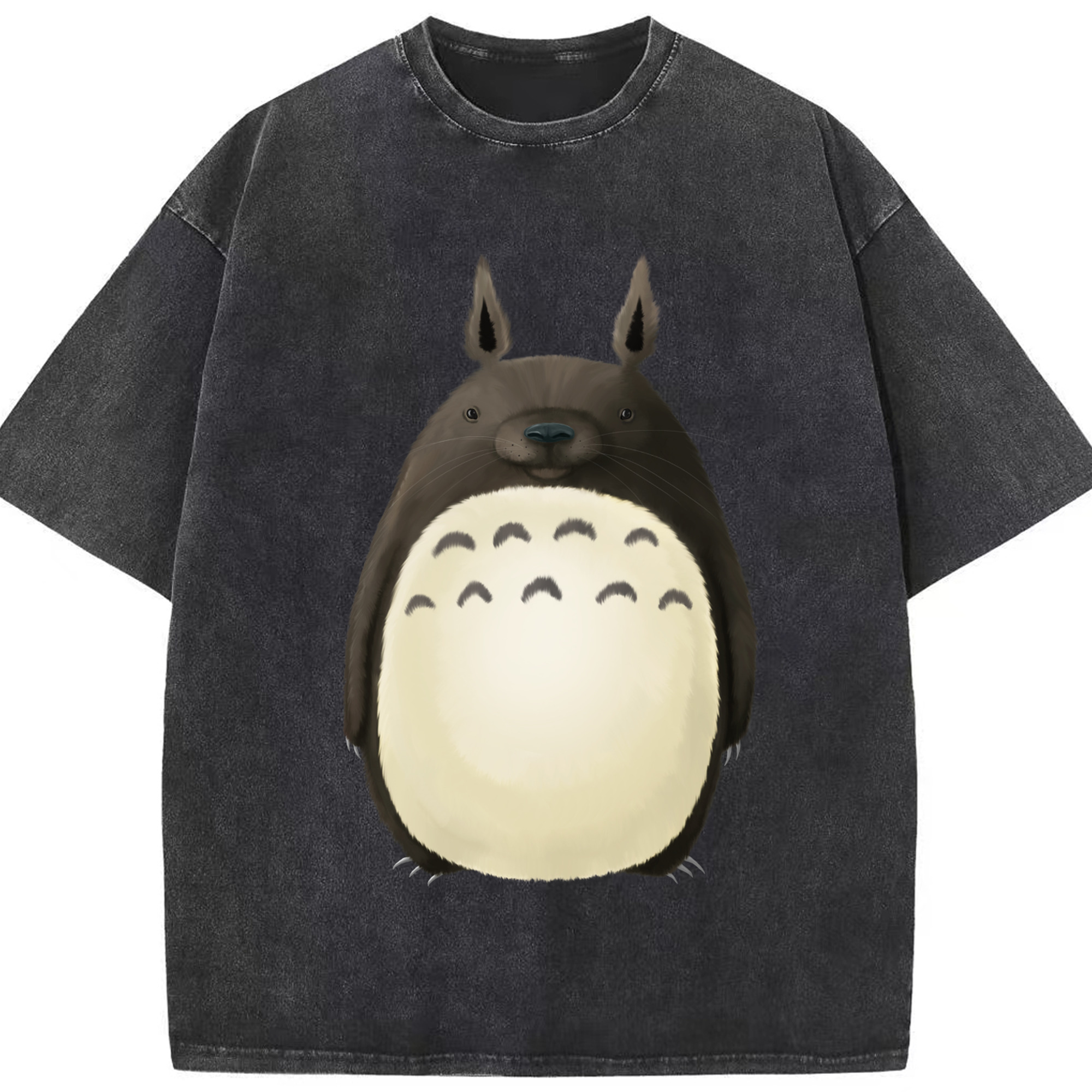 （画像用） となりのトトロ 草壁メイ 草壁サツキ My Neighbor Totoro Satsuki Kusakabe Mei Kusakabe 綿100% ヴィンテージ風 半袖Tシャツ（フロントプリント）