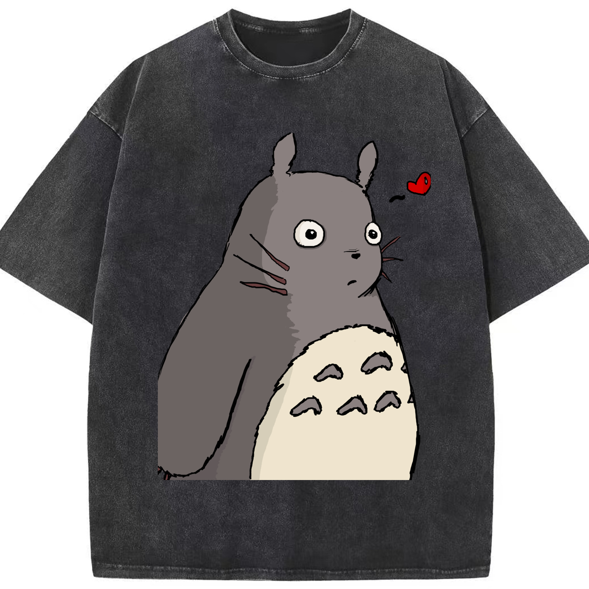 （画像用） となりのトトロ 草壁メイ 草壁サツキ My Neighbor Totoro Satsuki Kusakabe Mei Kusakabe 綿100% ヴィンテージ風 半袖Tシャツ（フロントプリント）