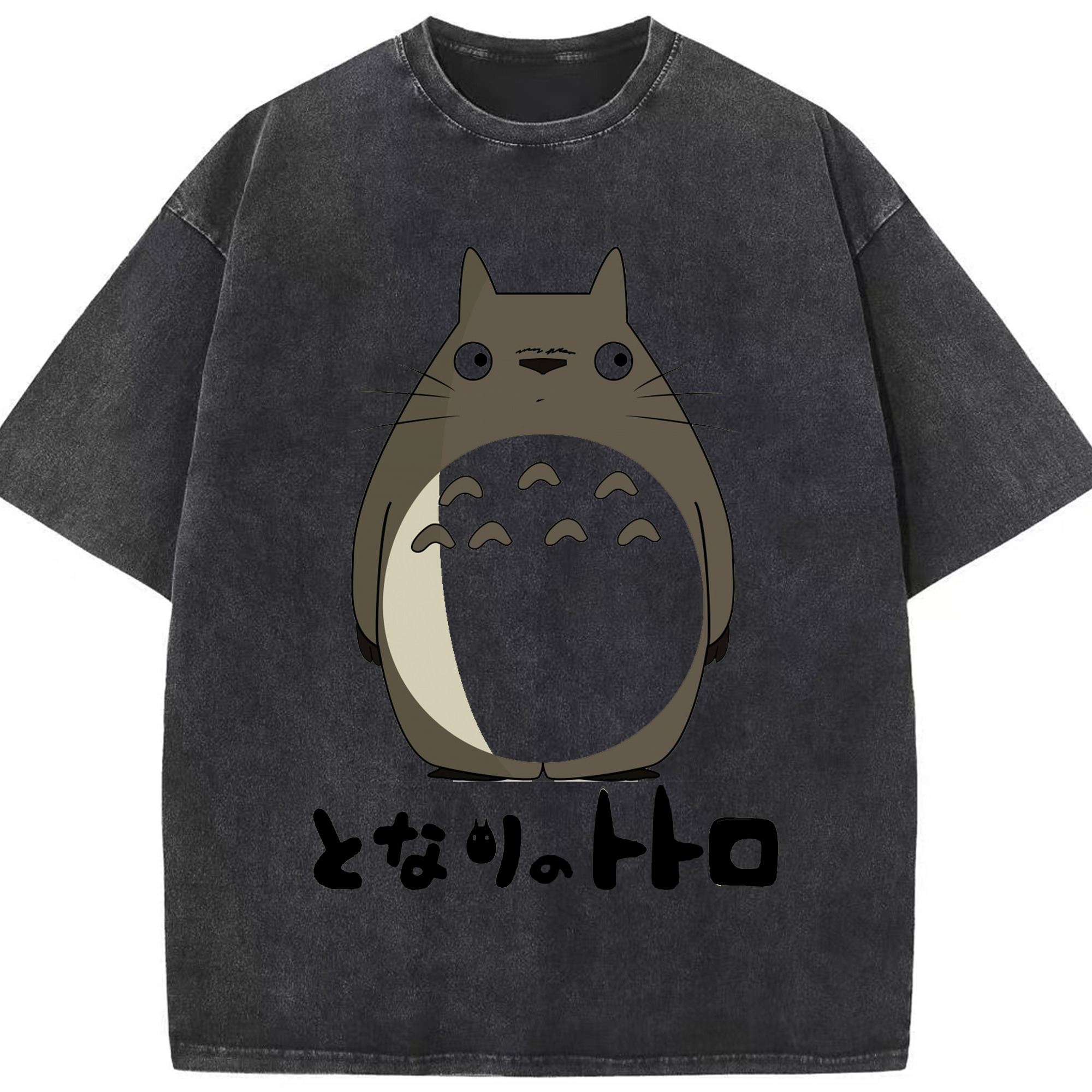 （画像用） となりのトトロ 草壁メイ 草壁サツキ My Neighbor Totoro Satsuki Kusakabe Mei Kusakabe 綿100% ヴィンテージ風 半袖Tシャツ（フロントプリント）
