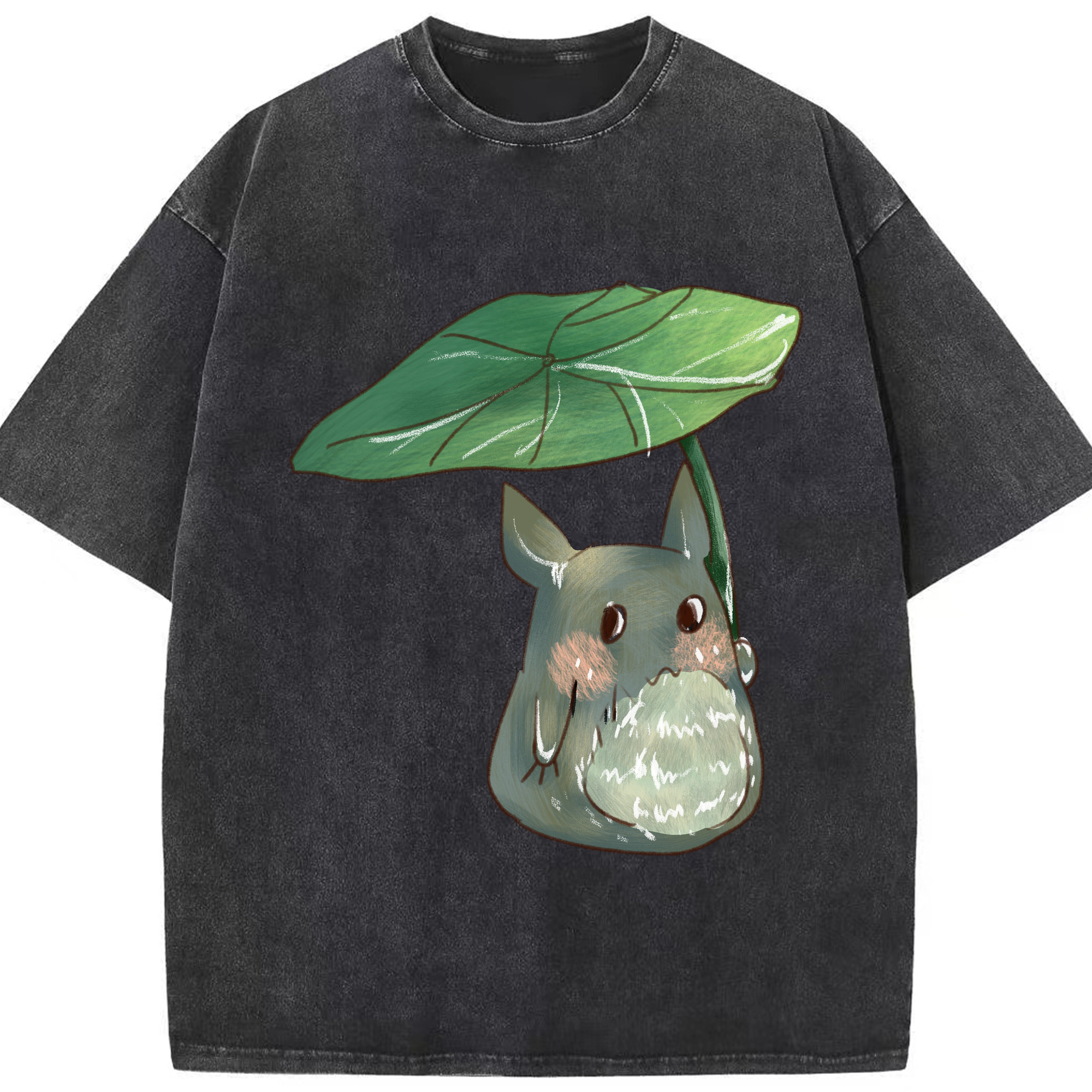 （画像用） となりのトトロ 草壁メイ 草壁サツキ My Neighbor Totoro Satsuki Kusakabe Mei Kusakabe 綿100% ヴィンテージ風 半袖Tシャツ（フロントプリント）