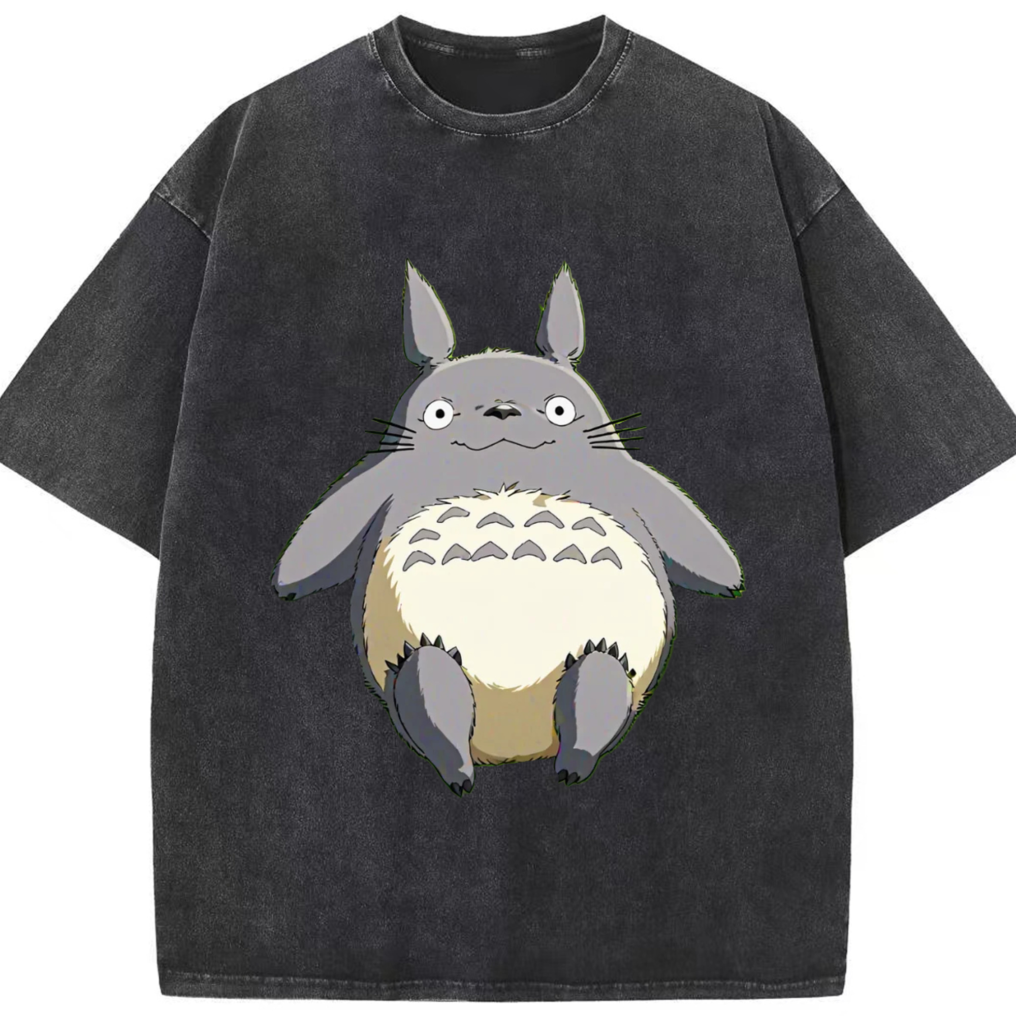 （画像用） となりのトトロ 草壁メイ 草壁サツキ My Neighbor Totoro Satsuki Kusakabe Mei Kusakabe 綿100% ヴィンテージ風 半袖Tシャツ（フロントプリント）